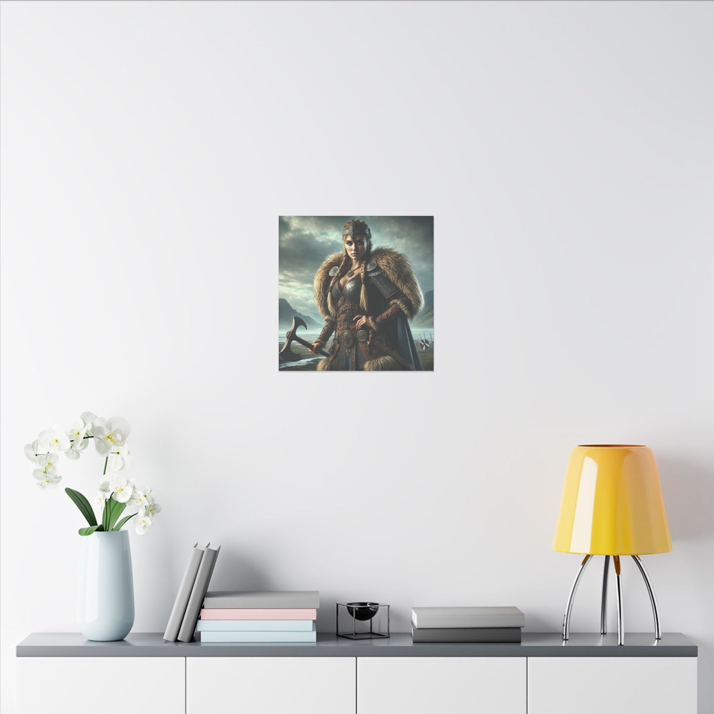 Canvas Print - Freydis on The Battlefield