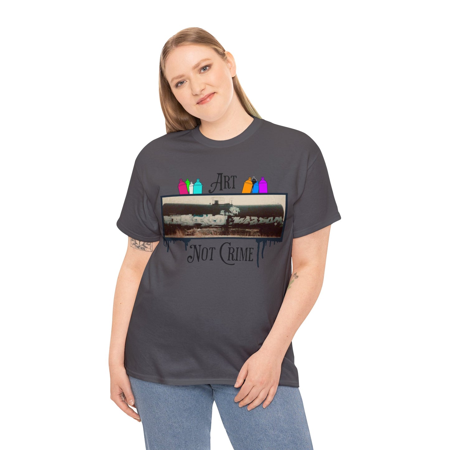 Art Not Crime- Casino and Wizdom Freight Train. Circa 2001 T-Shirt