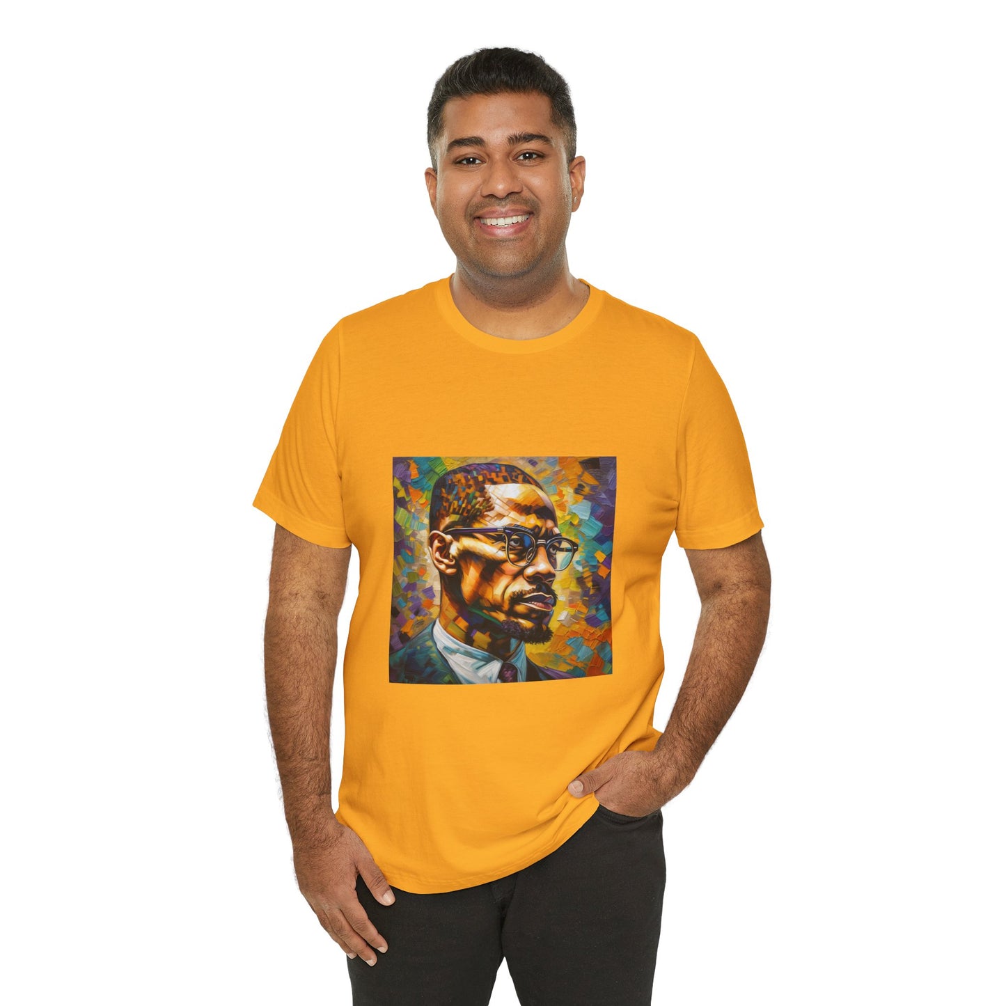“Malcom X” (Unisex Jersey Short Sleeve Tee)