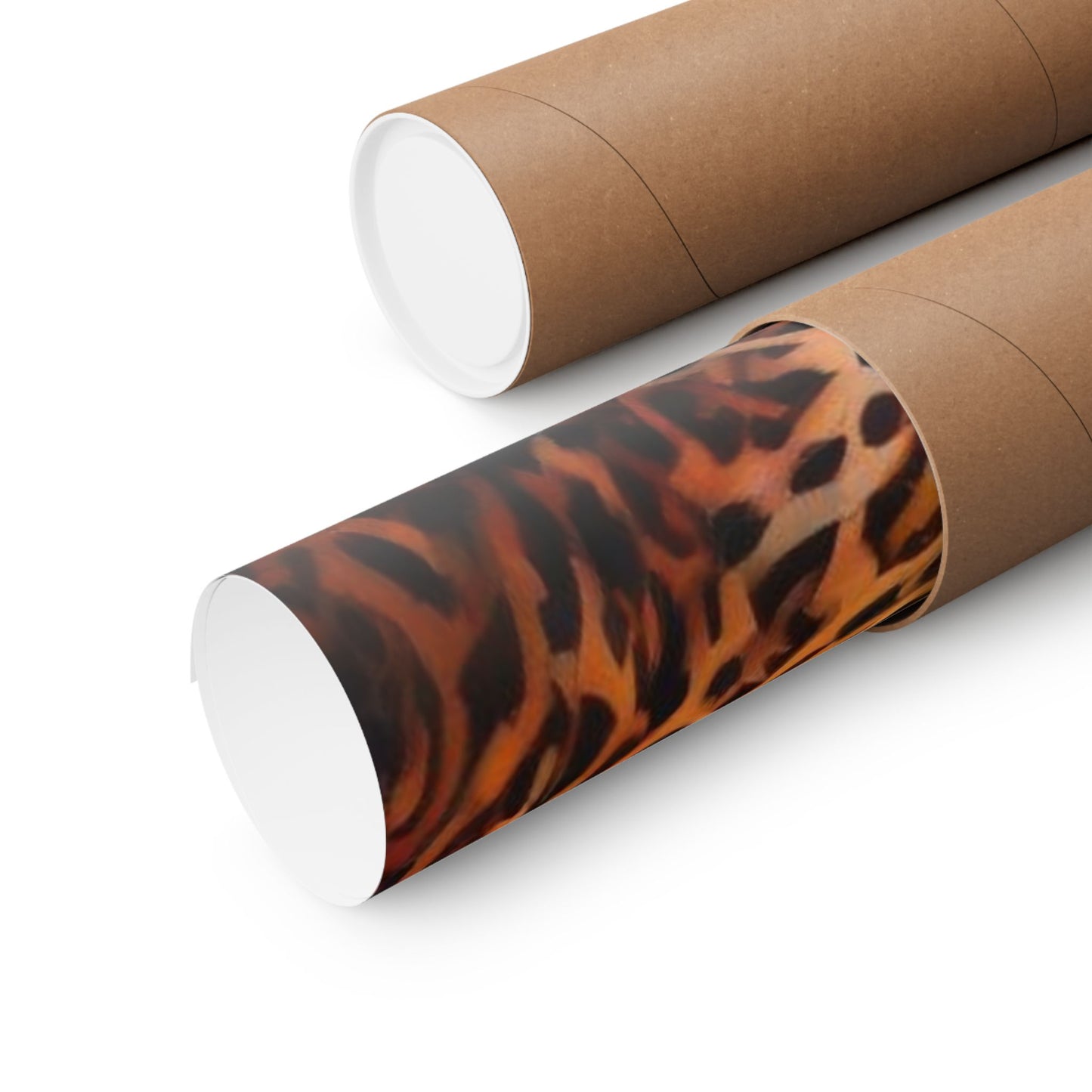 Vertical Posters - Ai Girl with Cheetah Print