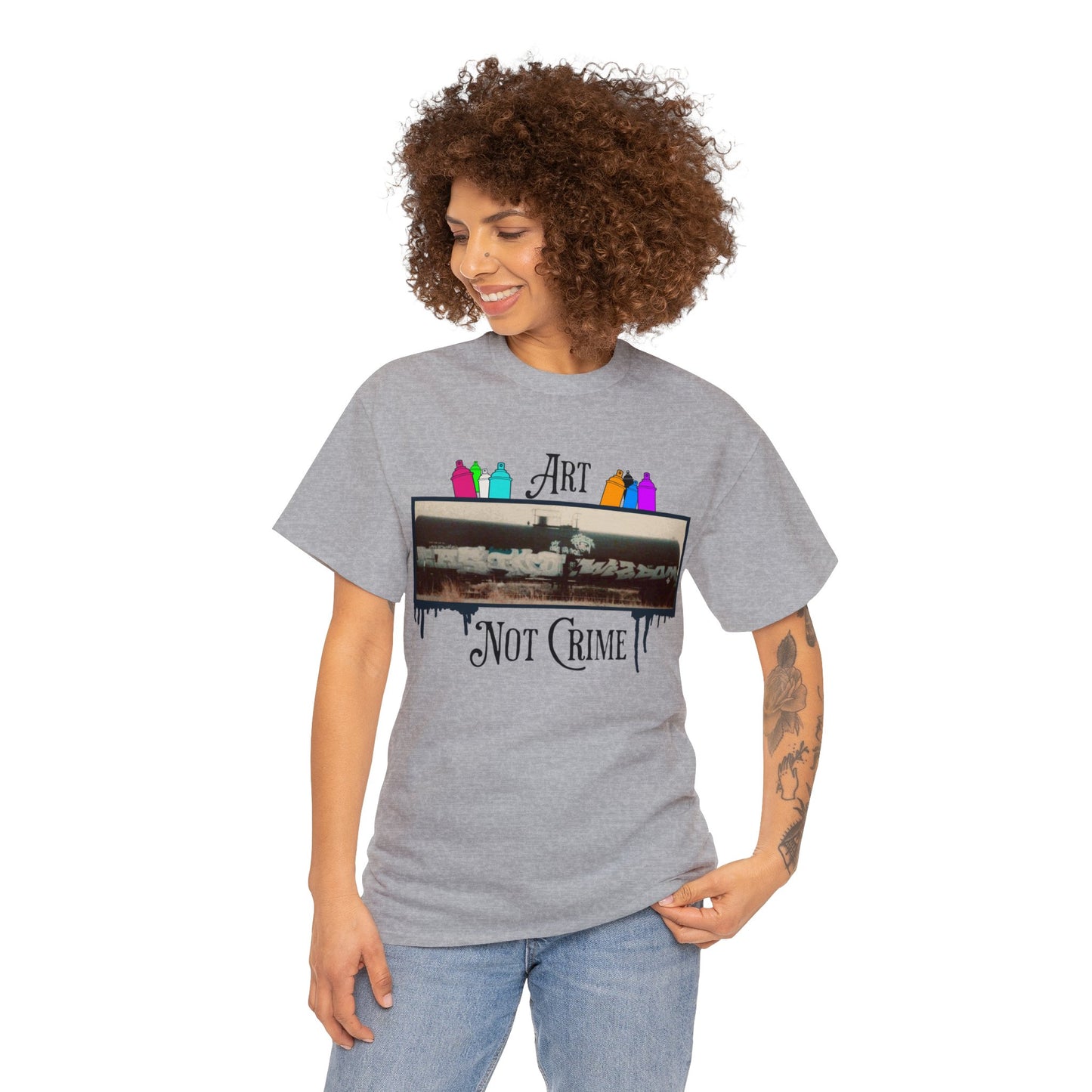 Art Not Crime- Casino and Wizdom Freight Train. Circa 2001 T-Shirt