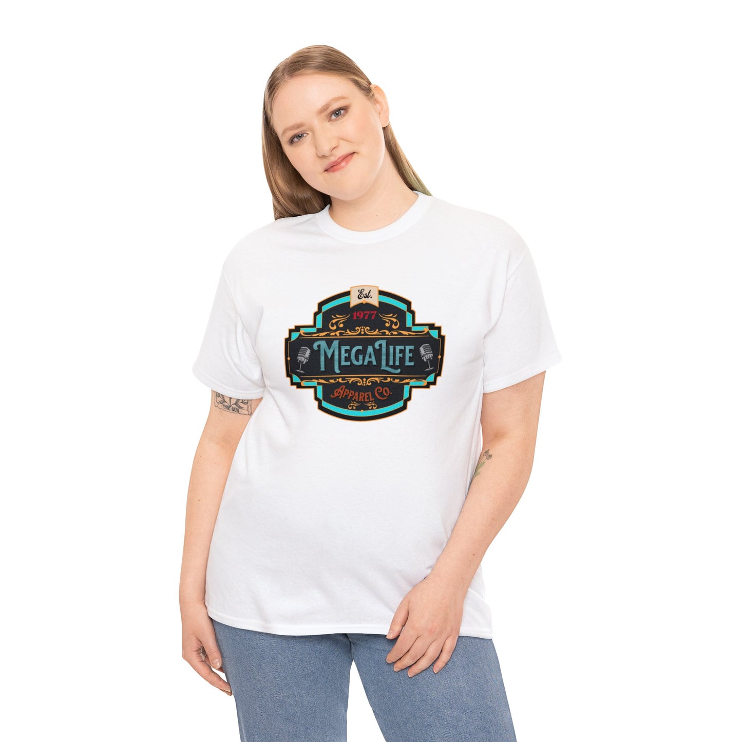 MegaLife- (Unisex Heavy Cotton Tee)