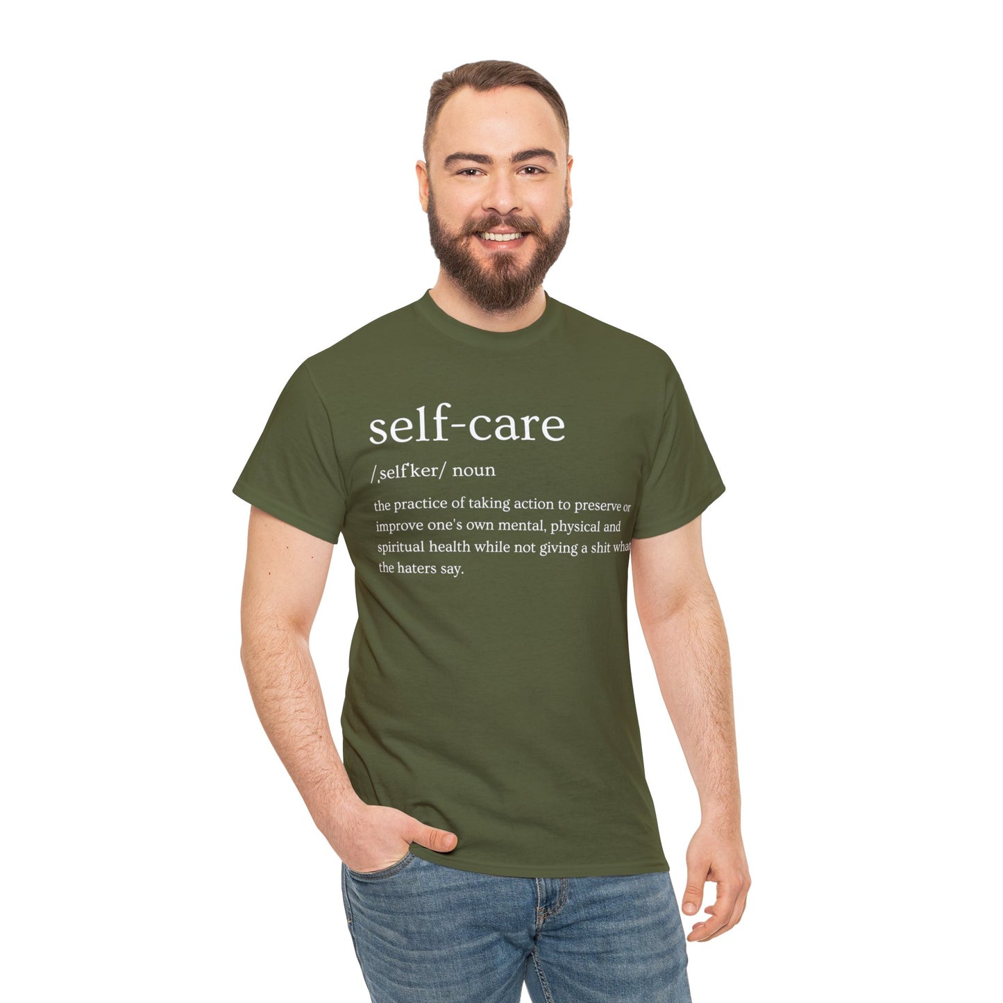 "Self Care" Definition- (Unisex Heavy Cotton Tee)