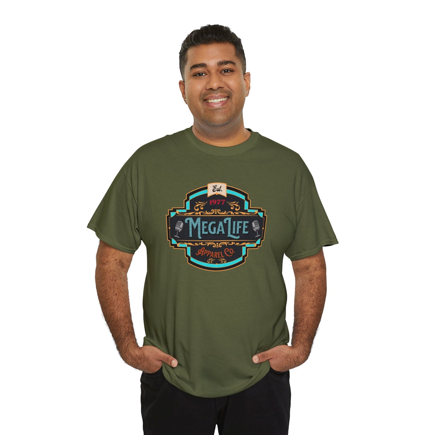MegaLife- (Unisex Heavy Cotton Tee)