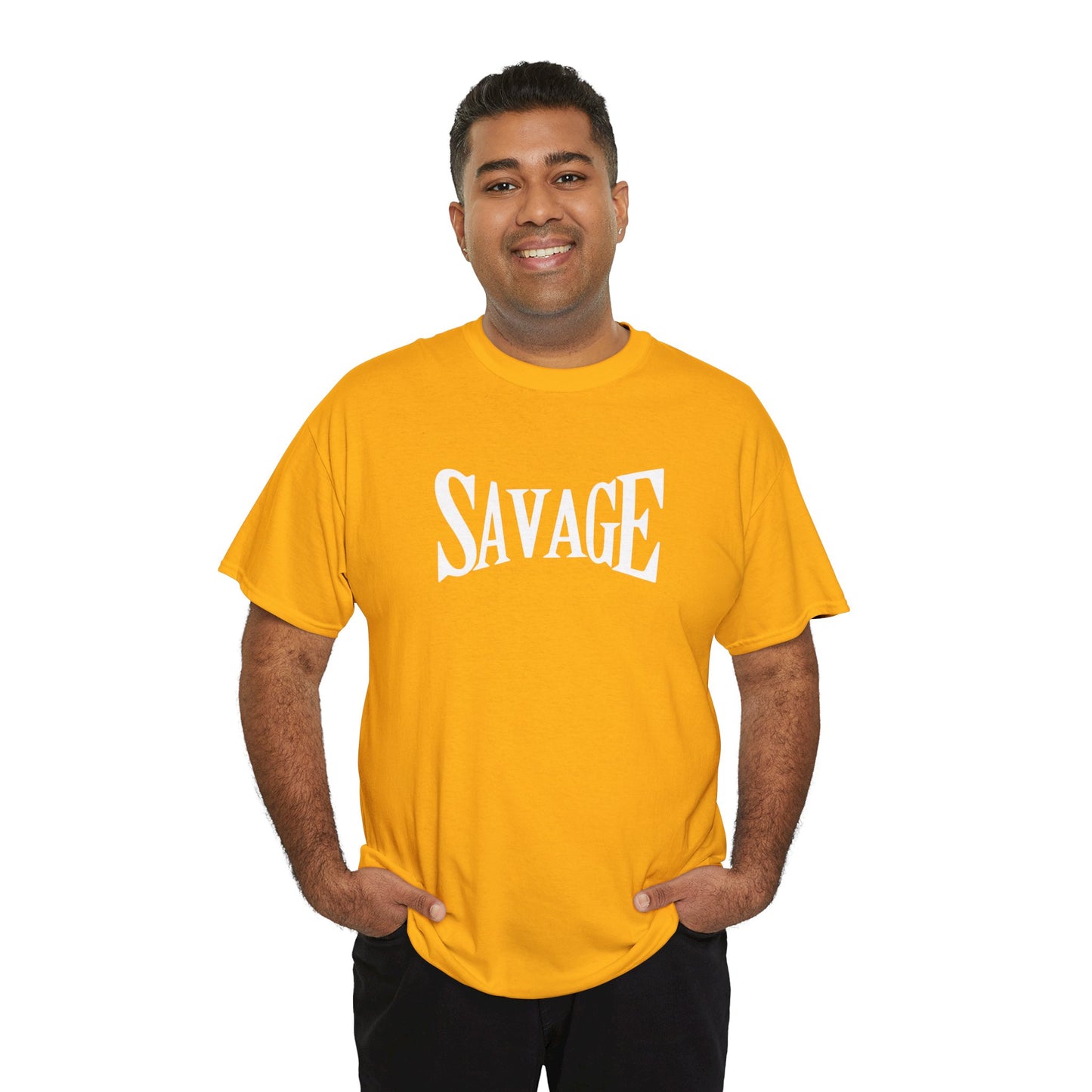 Savage- (Unisex Heavy Cotton Tee)