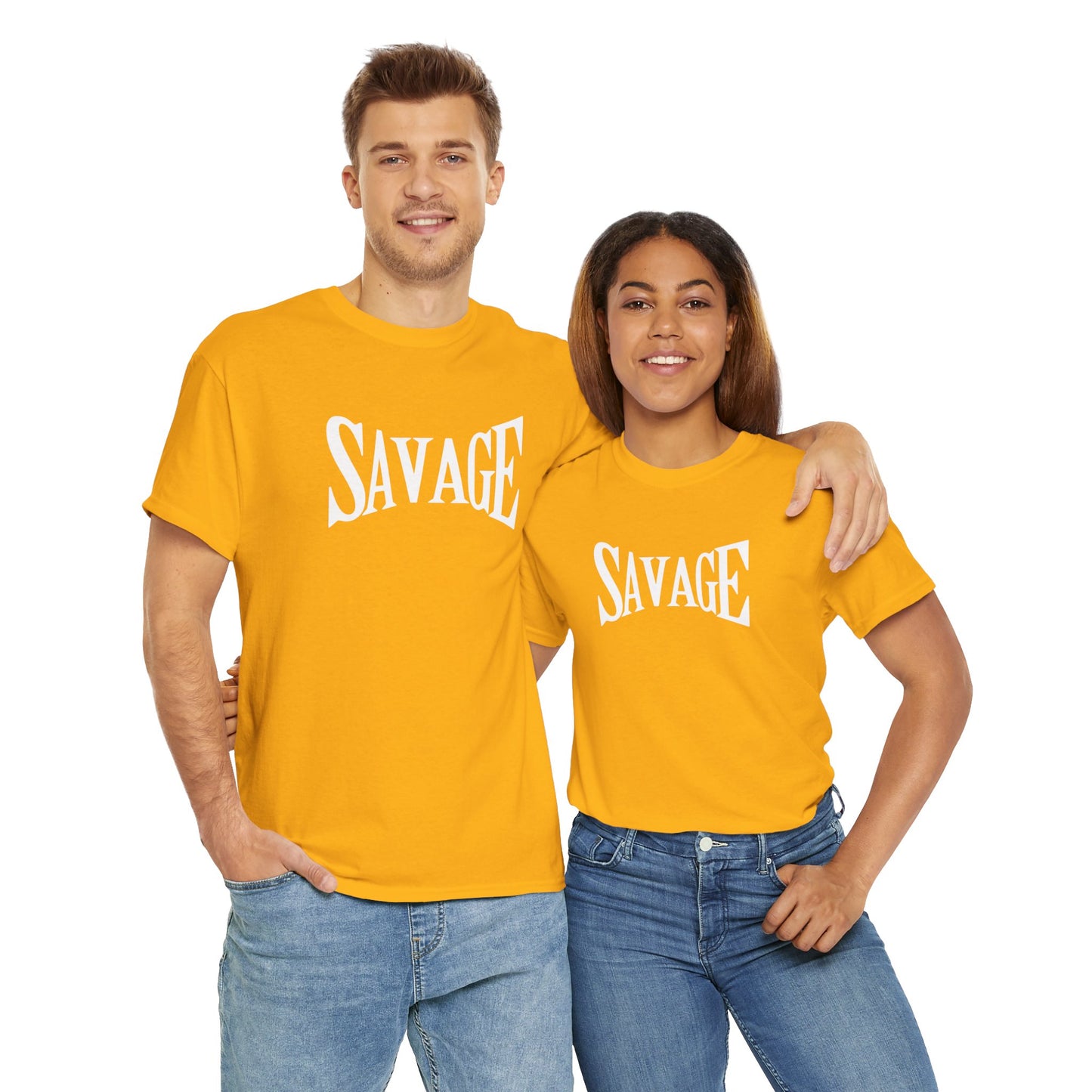 Savage- (Unisex Heavy Cotton Tee)