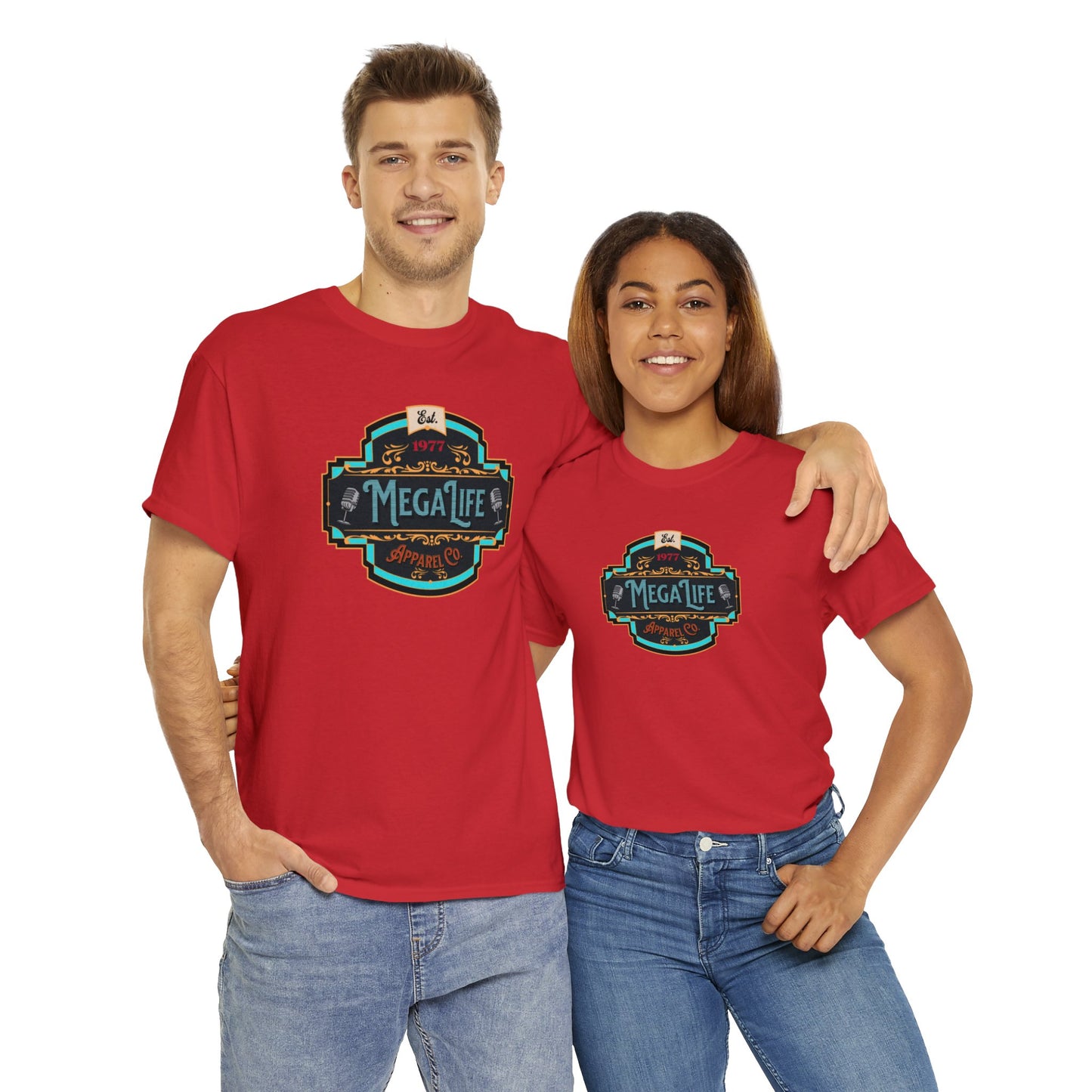 MegaLife- (Unisex Heavy Cotton Tee)