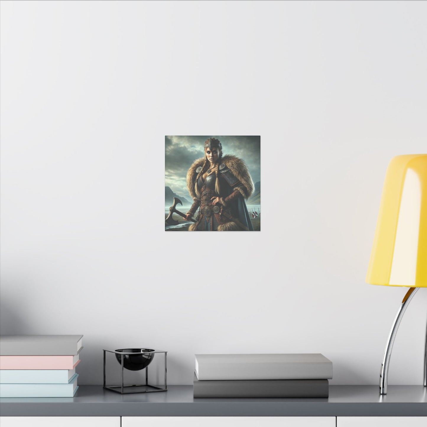 Canvas Print - Freydis on The Battlefield