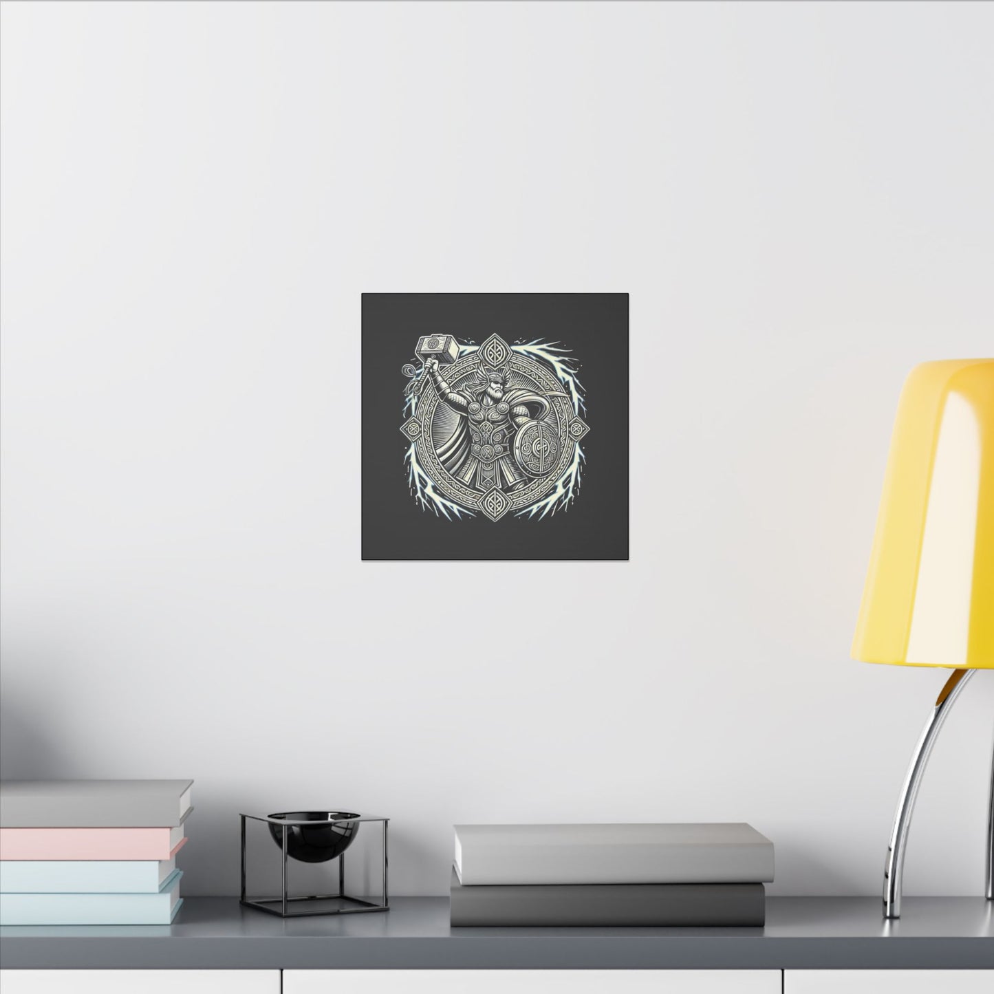 Canvas Print - Thor and His Hammer, We Don't Fear The Storm, We Are The Storm