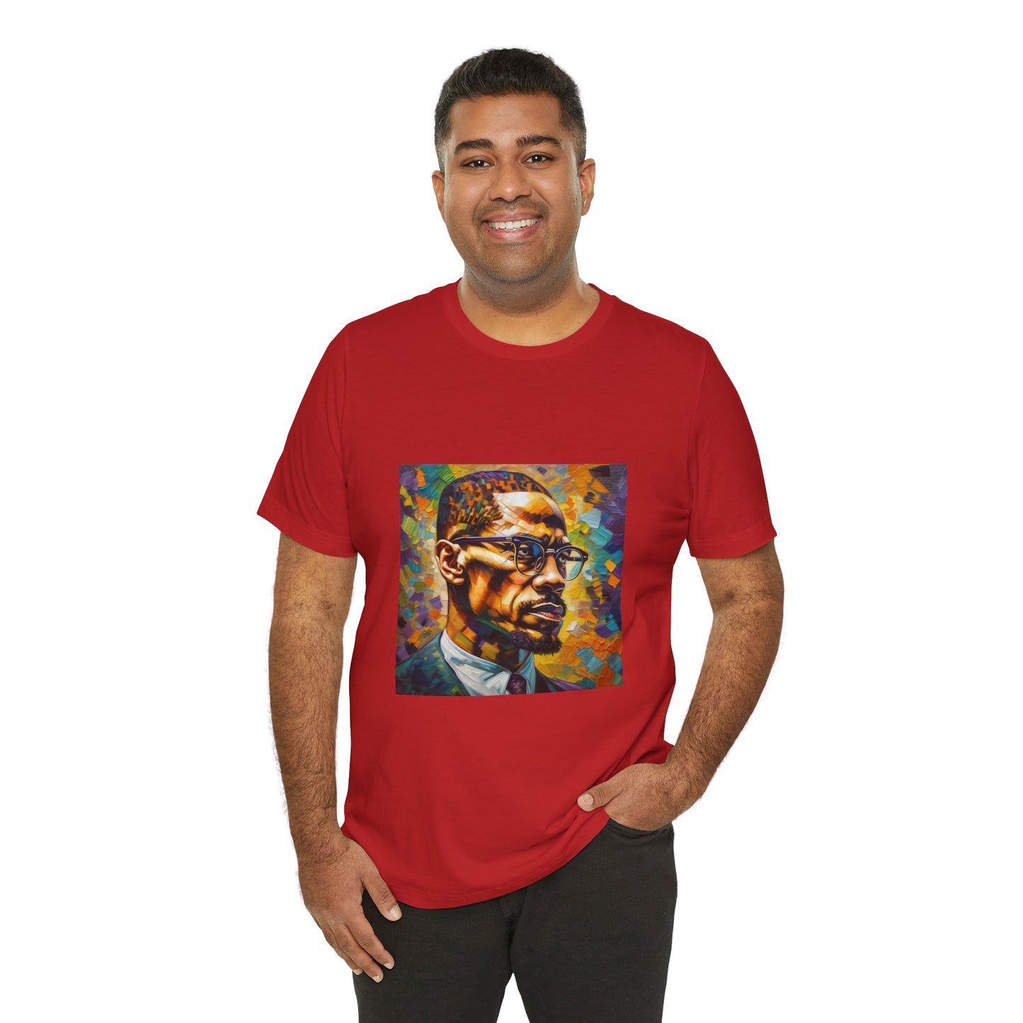 “Malcom X” (Unisex Jersey Short Sleeve Tee)