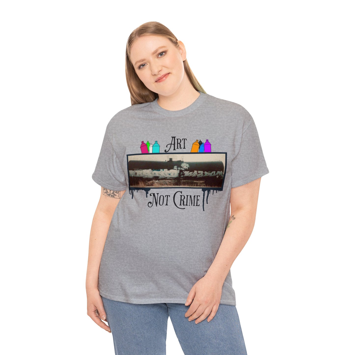 Art Not Crime- Casino and Wizdom Freight Train. Circa 2001 T-Shirt