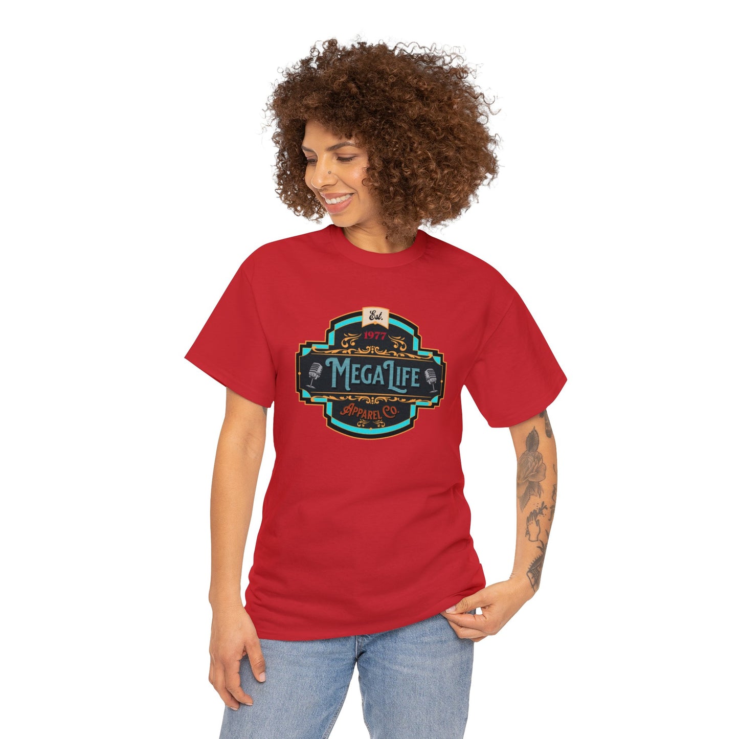 MegaLife- (Unisex Heavy Cotton Tee)