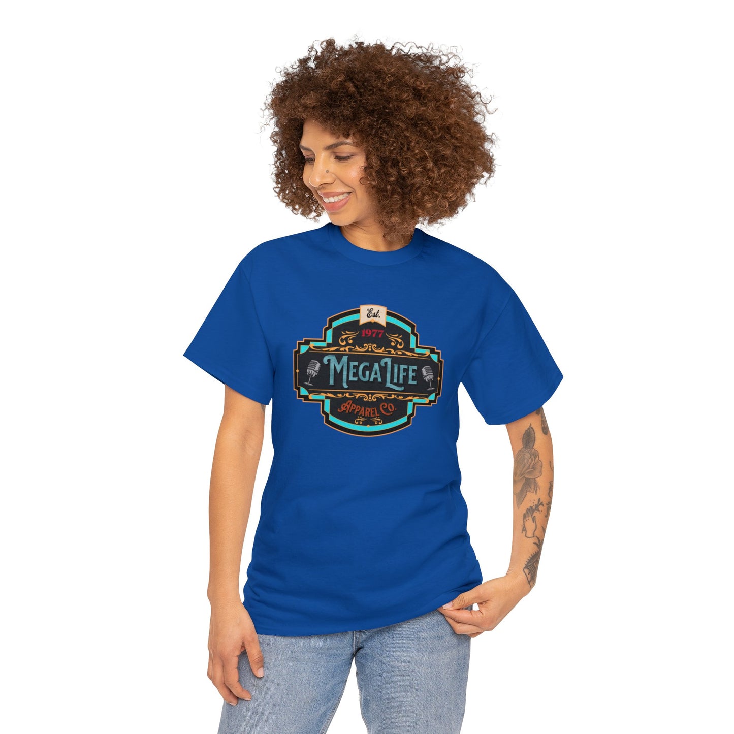 MegaLife- (Unisex Heavy Cotton Tee)