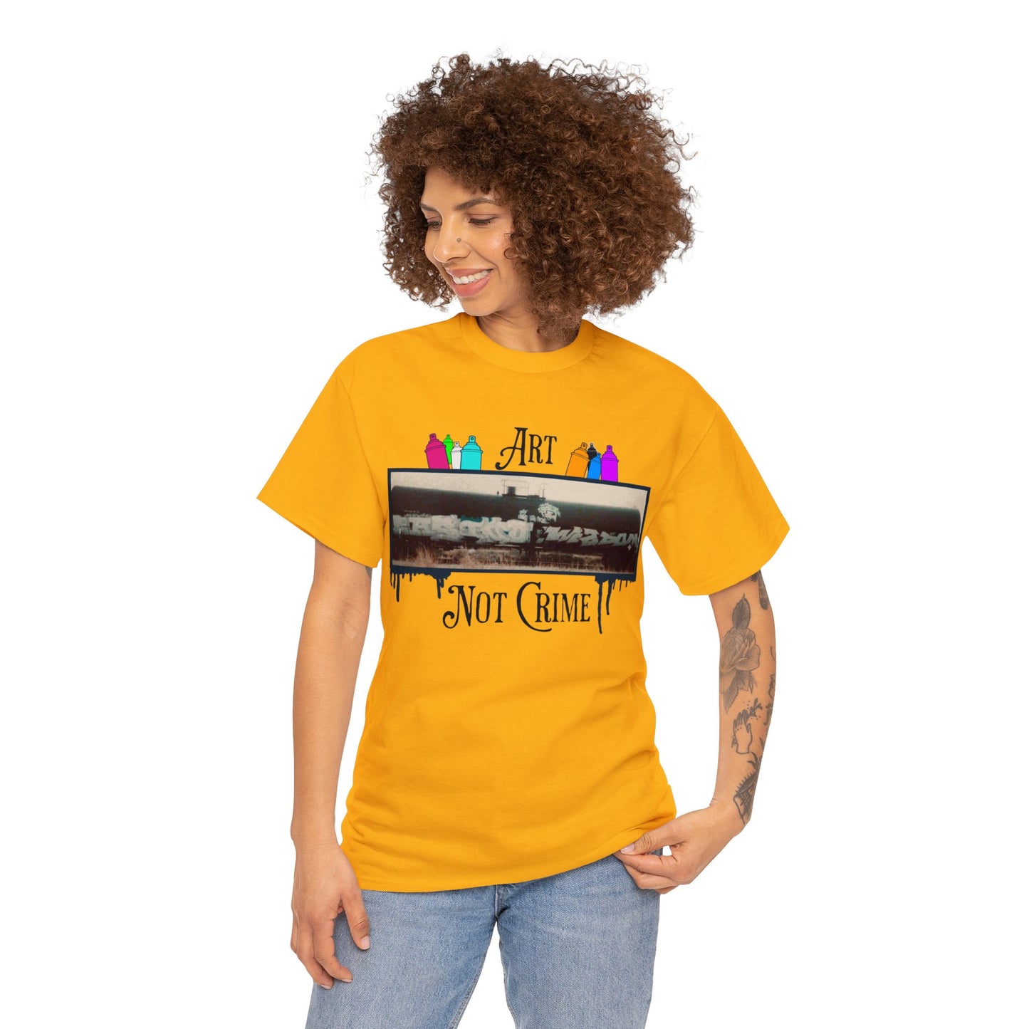 Art Not Crime- Casino and Wizdom Freight Train. Circa 2001 T-Shirt