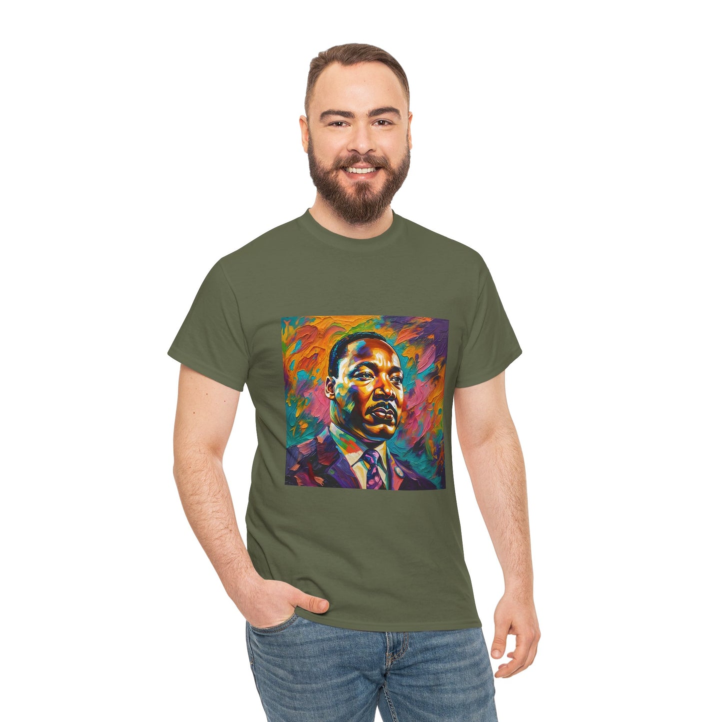 Martin Luther King Jr. (Unisex Heavy Cotton Tee)