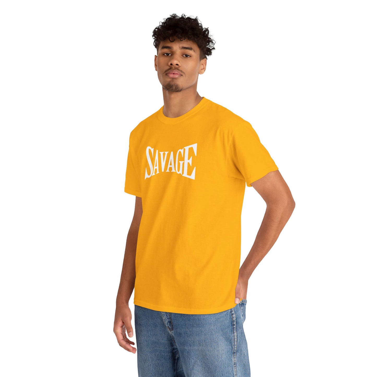 Savage- (Unisex Heavy Cotton Tee)
