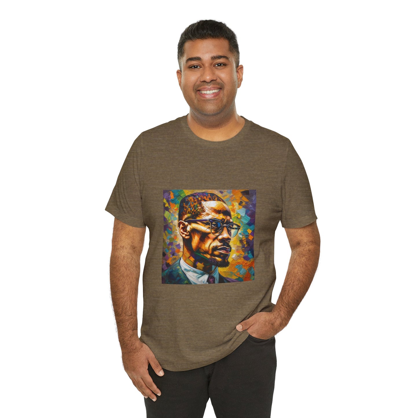 “Malcom X” (Unisex Jersey Short Sleeve Tee)