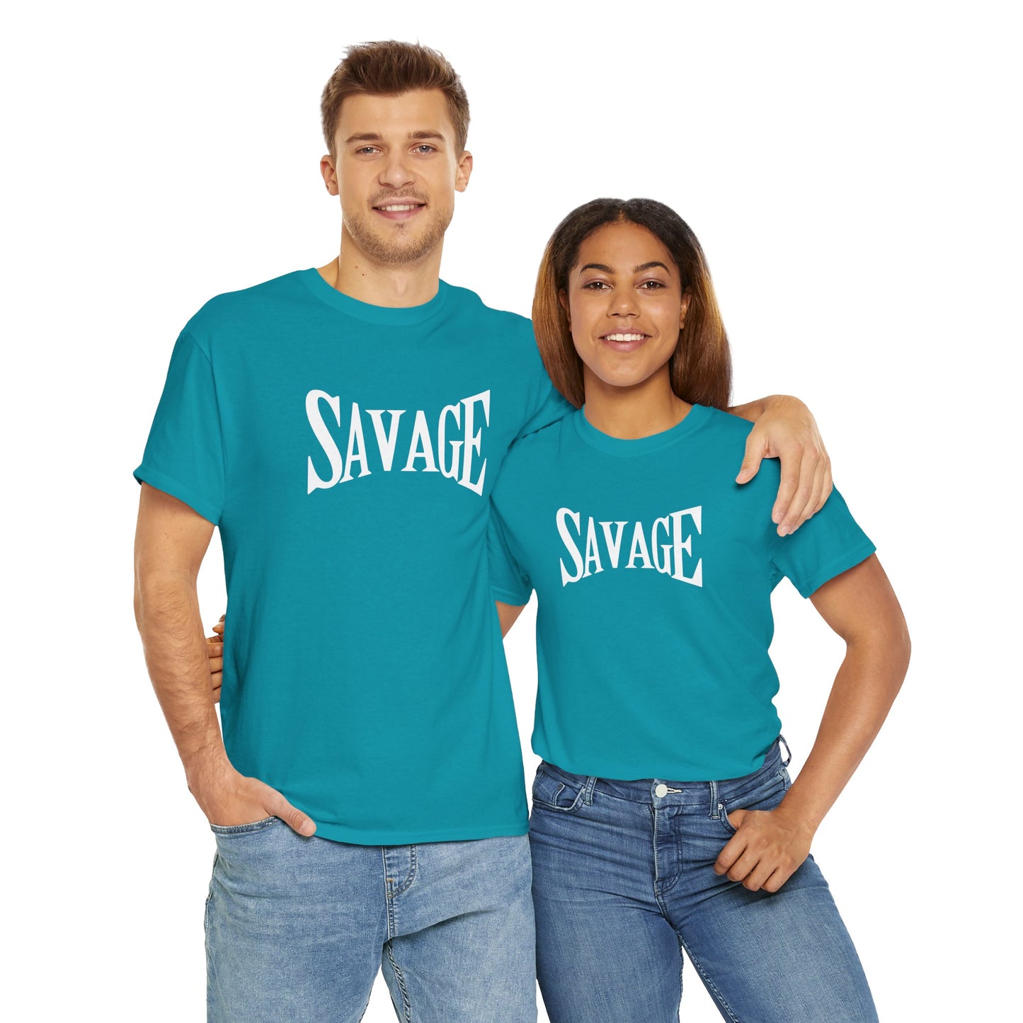 Savage- (Unisex Heavy Cotton Tee)