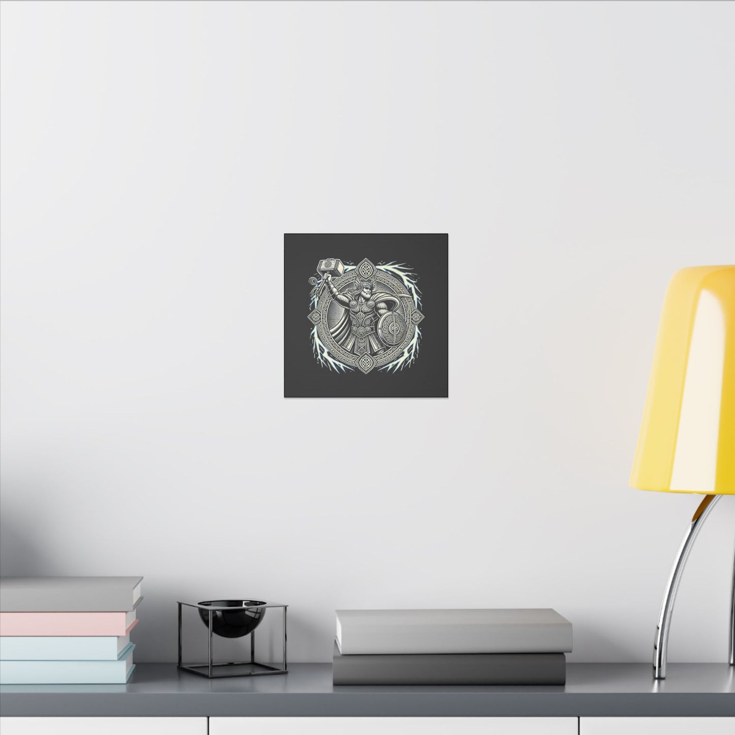 Canvas Print - Thor and His Hammer, We Don't Fear The Storm, We Are The Storm