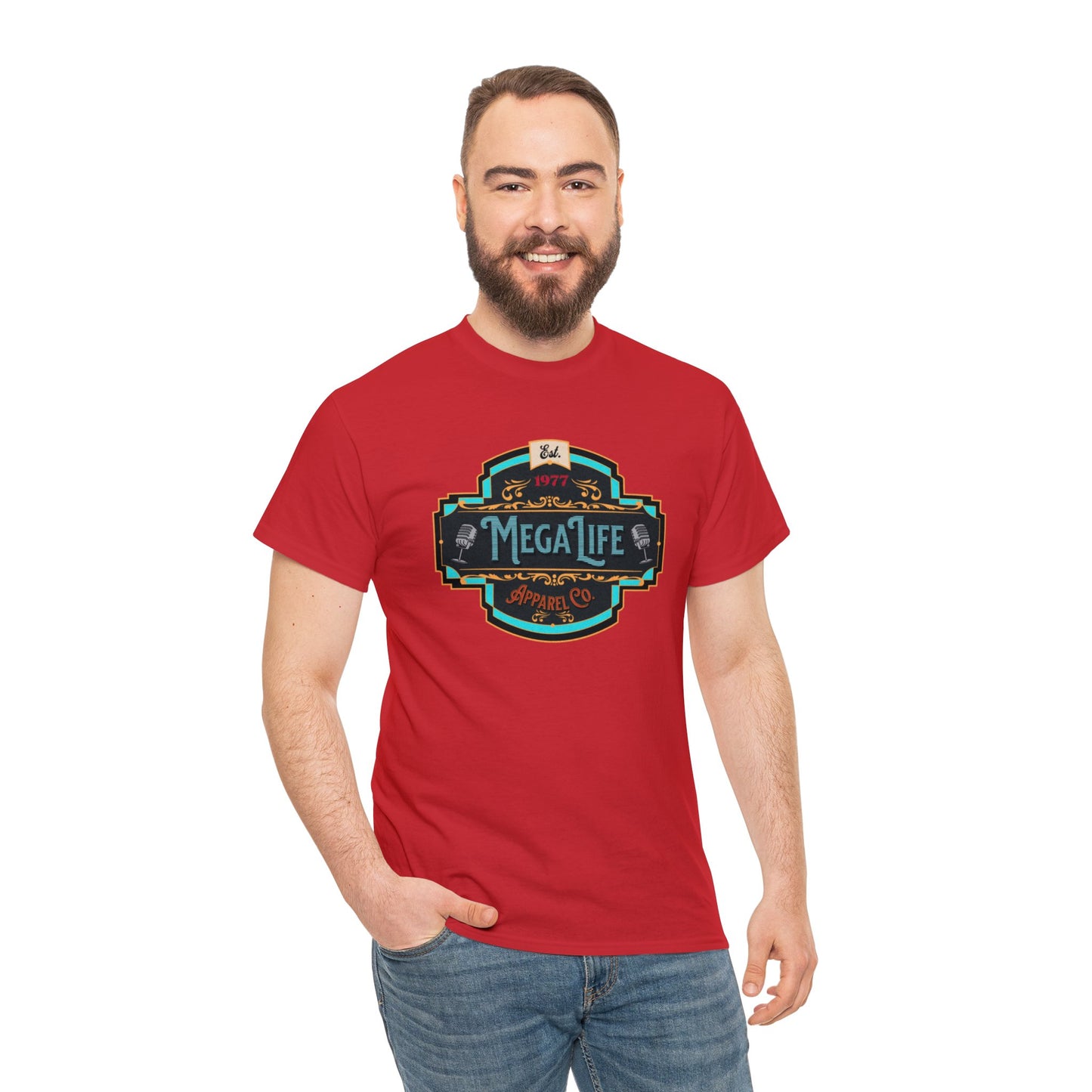 MegaLife- (Unisex Heavy Cotton Tee)