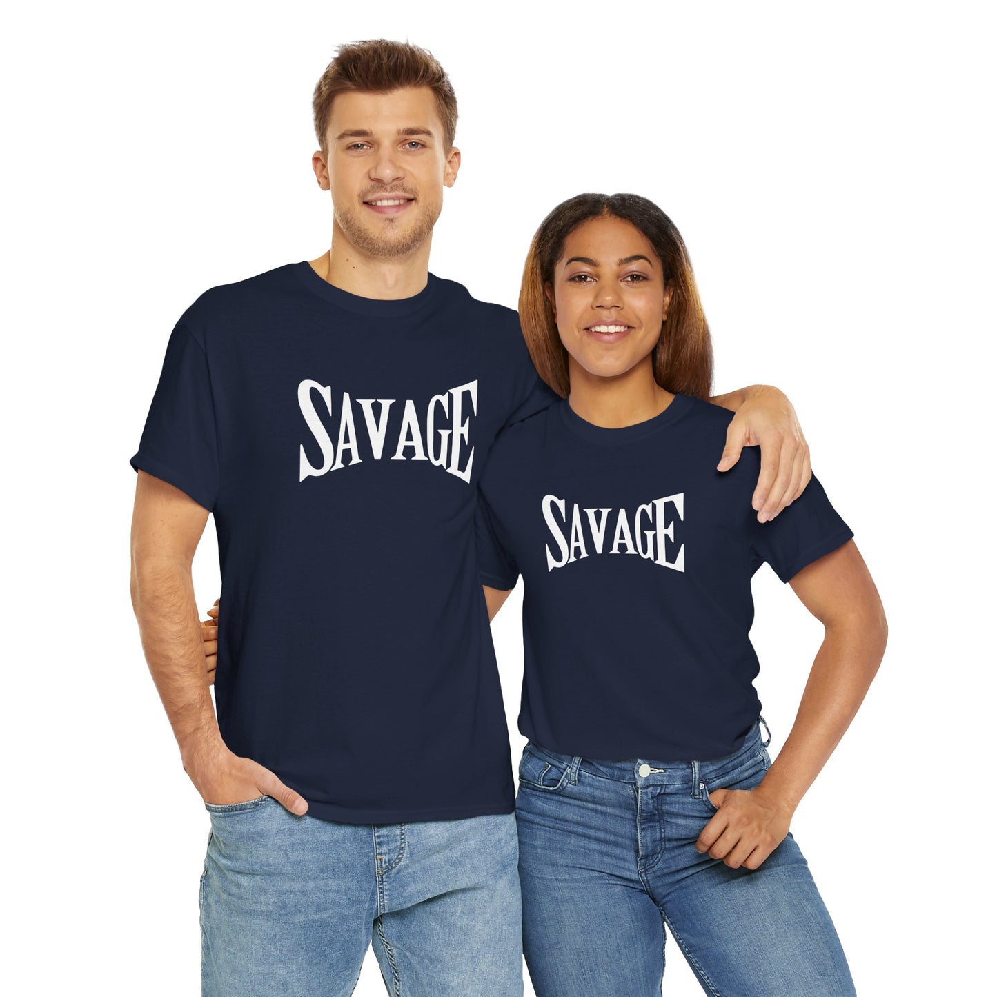 Savage- (Unisex Heavy Cotton Tee)
