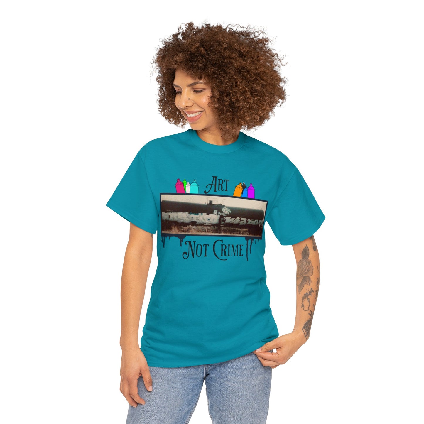 Art Not Crime- Casino and Wizdom Freight Train. Circa 2001 T-Shirt