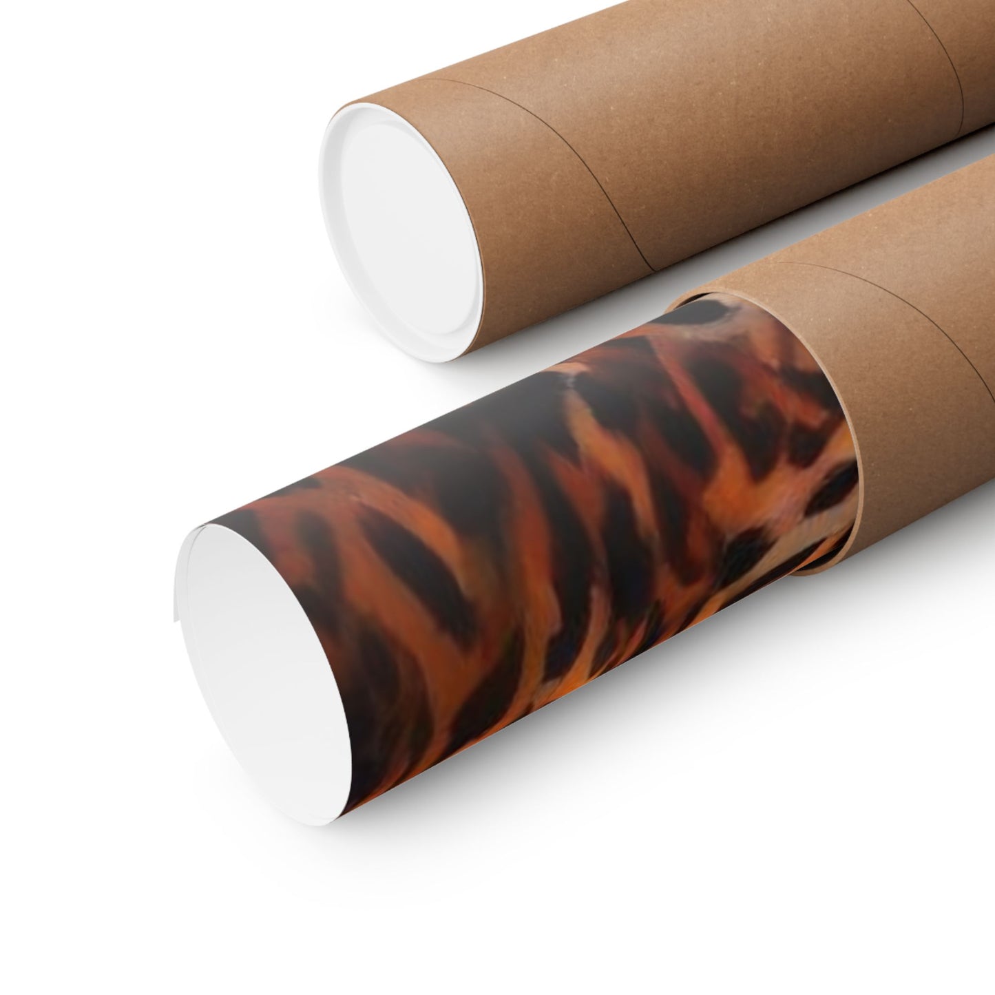 Vertical Posters - Ai Girl with Cheetah Print
