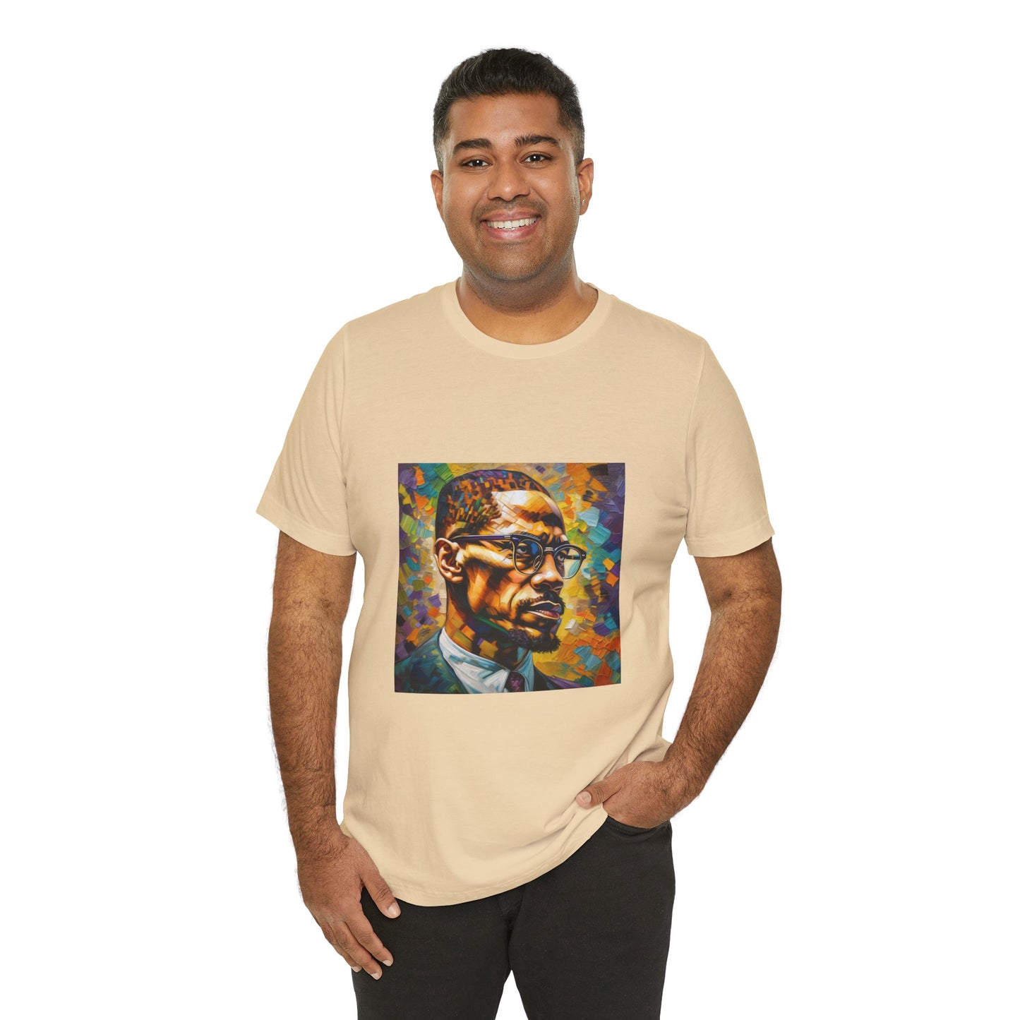 “Malcom X” (Unisex Jersey Short Sleeve Tee)