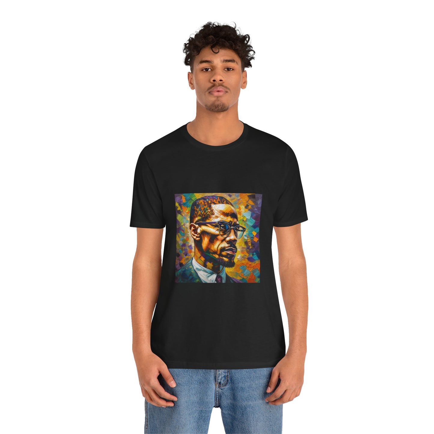 “Malcom X” (Unisex Jersey Short Sleeve Tee)