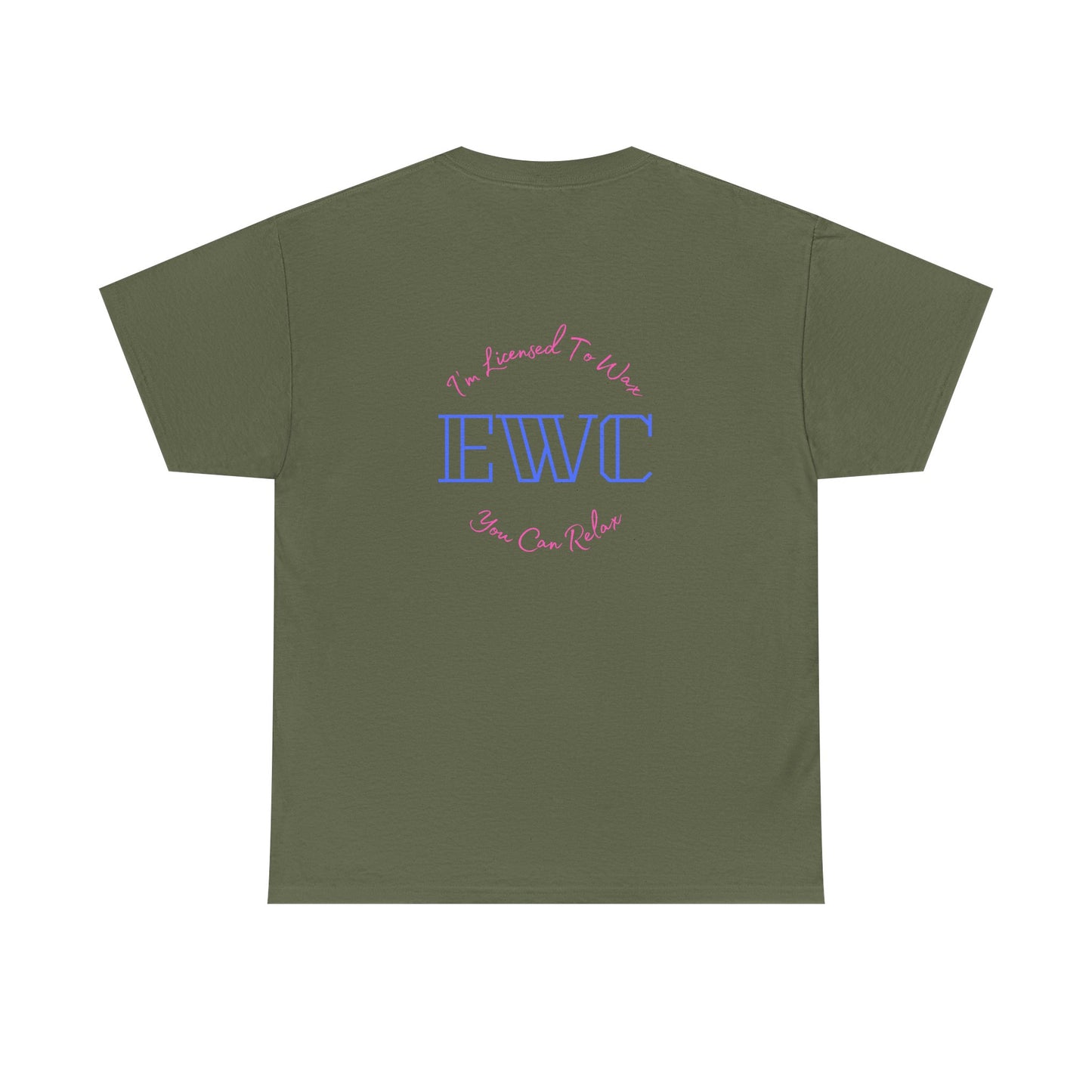 I'm Licensed To Wax, You Can Relax- Unisex Heavy Cotton Tee