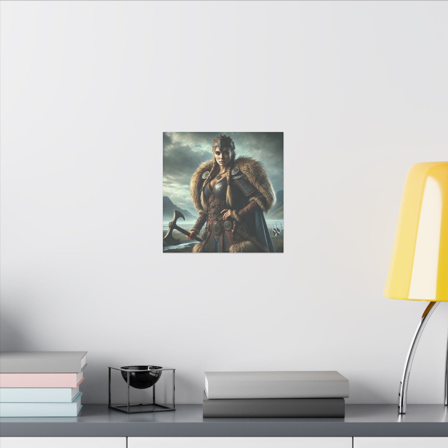 Canvas Print - Freydis on The Battlefield