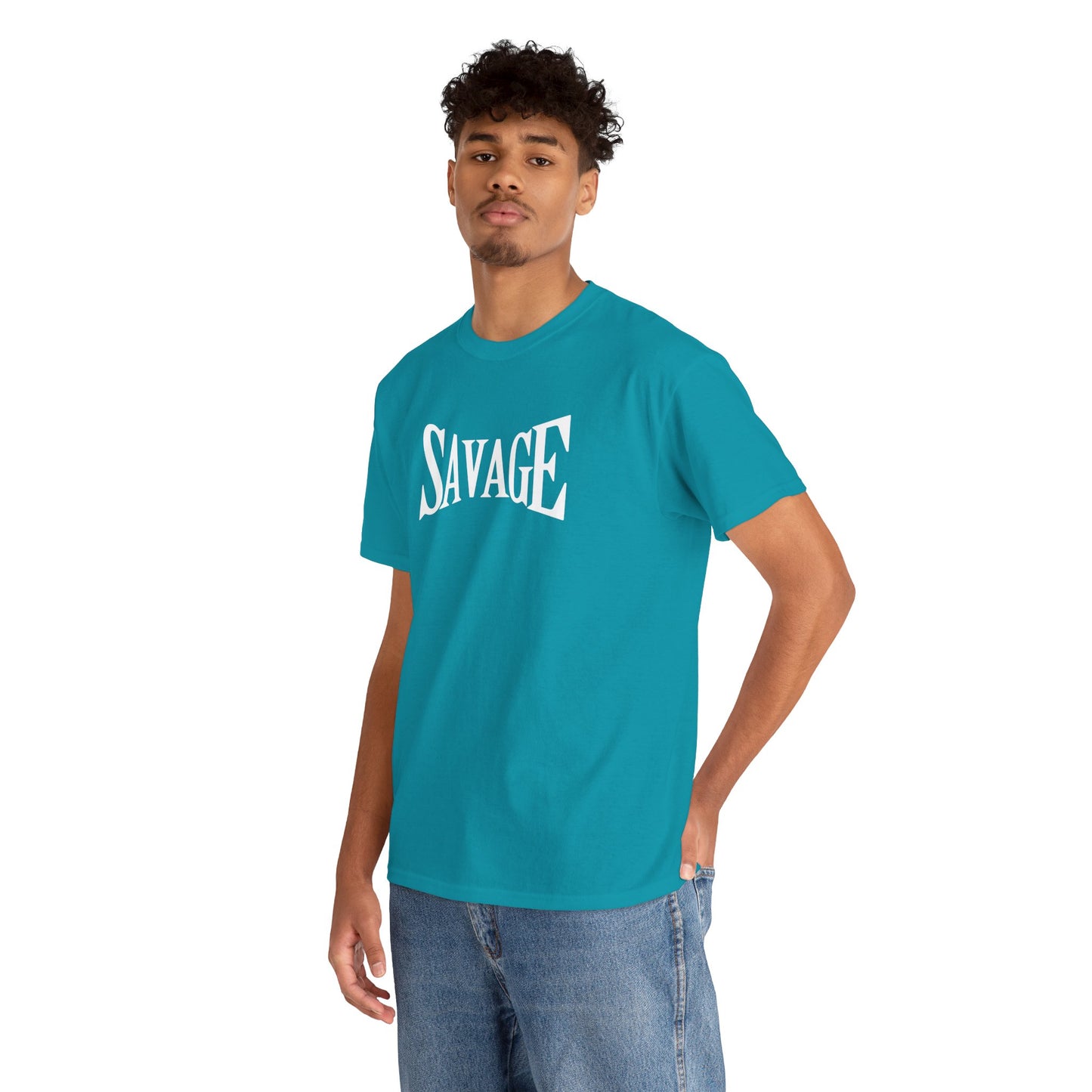 Savage- (Unisex Heavy Cotton Tee)