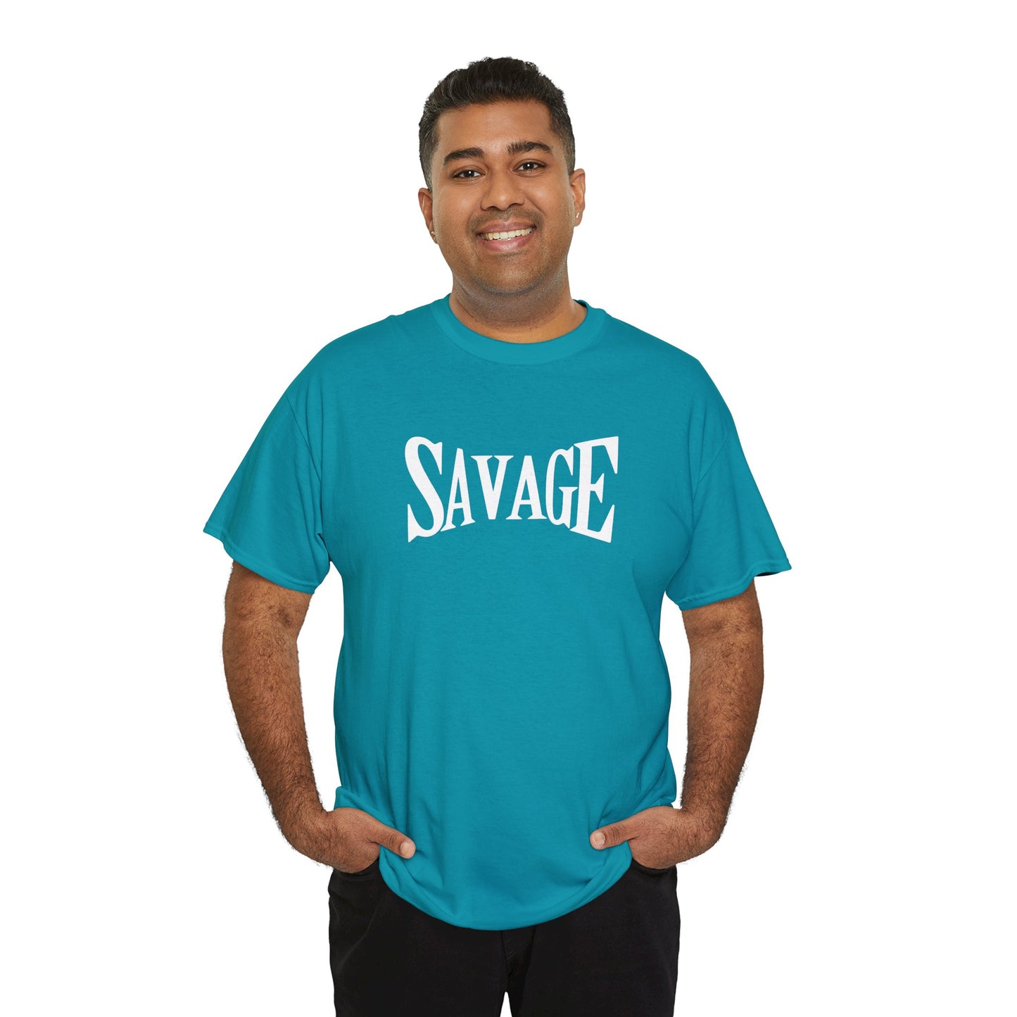 Savage- (Unisex Heavy Cotton Tee)