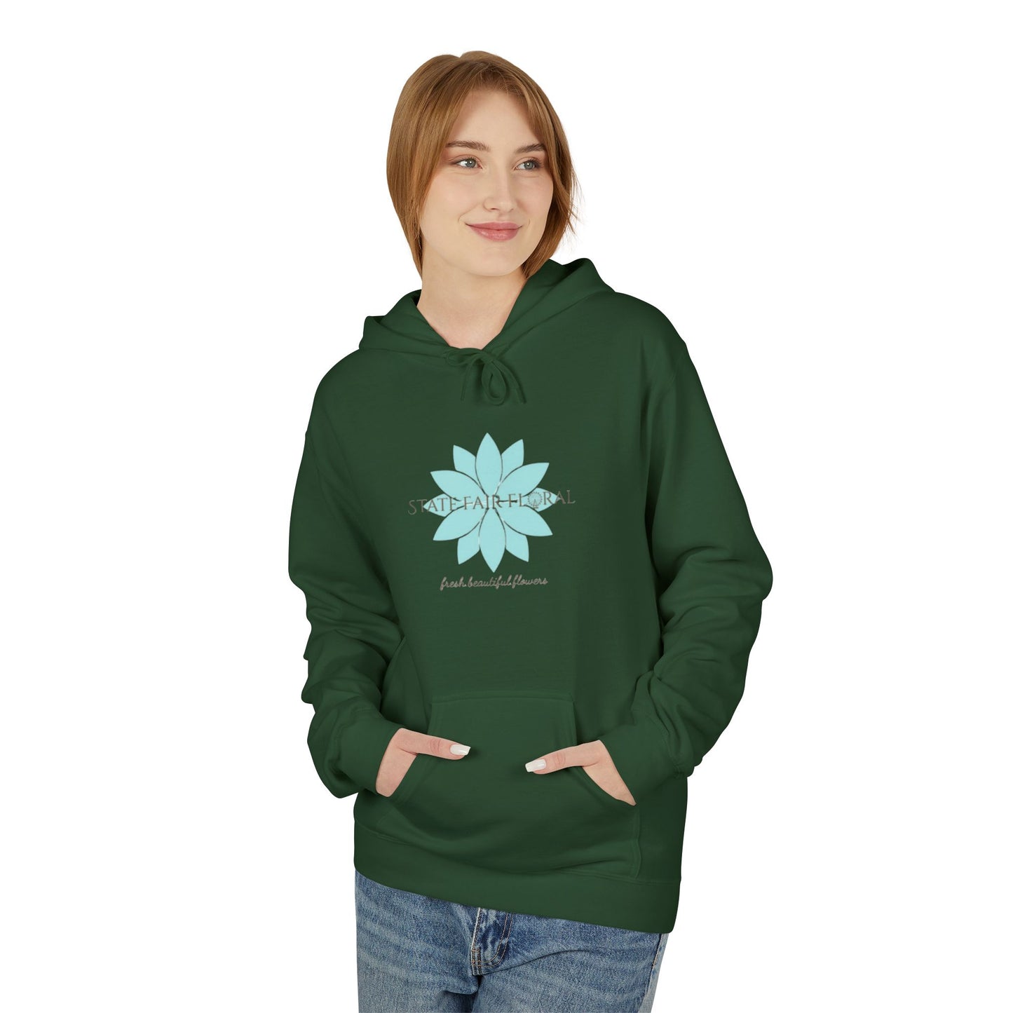 State Fair Floral Hoodie - "Are You Smellin What We’re Sellin?" Unisex Midweight Fleece