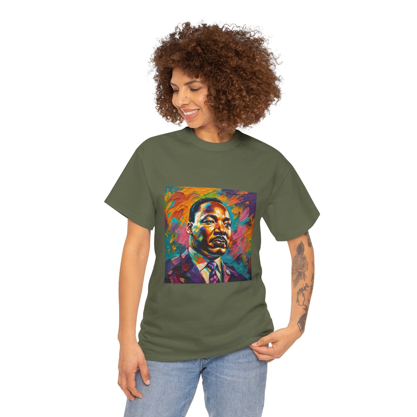 Martin Luther King Jr. (Unisex Heavy Cotton Tee)
