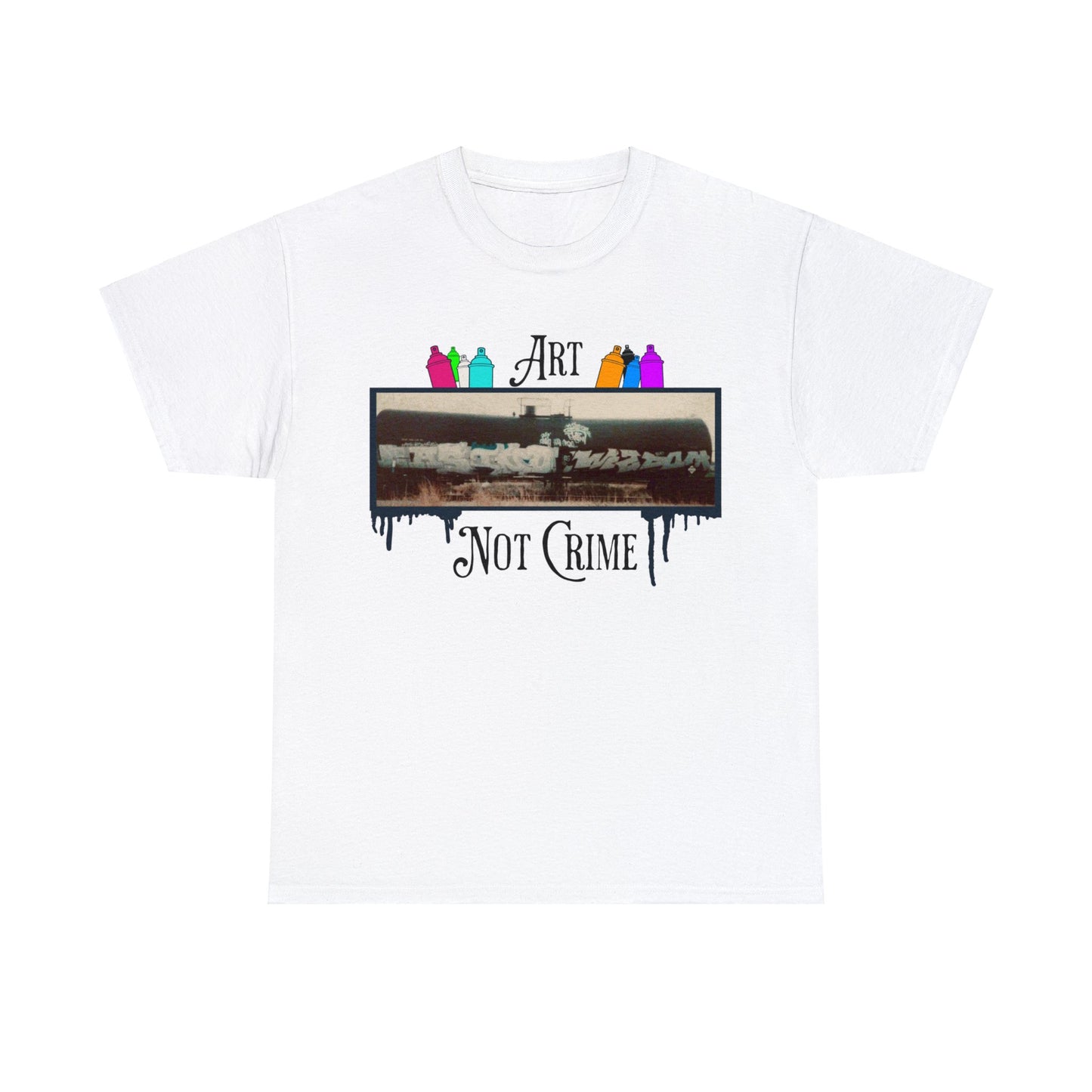 Art Not Crime- Casino and Wizdom Freight Train. Circa 2001 T-Shirt