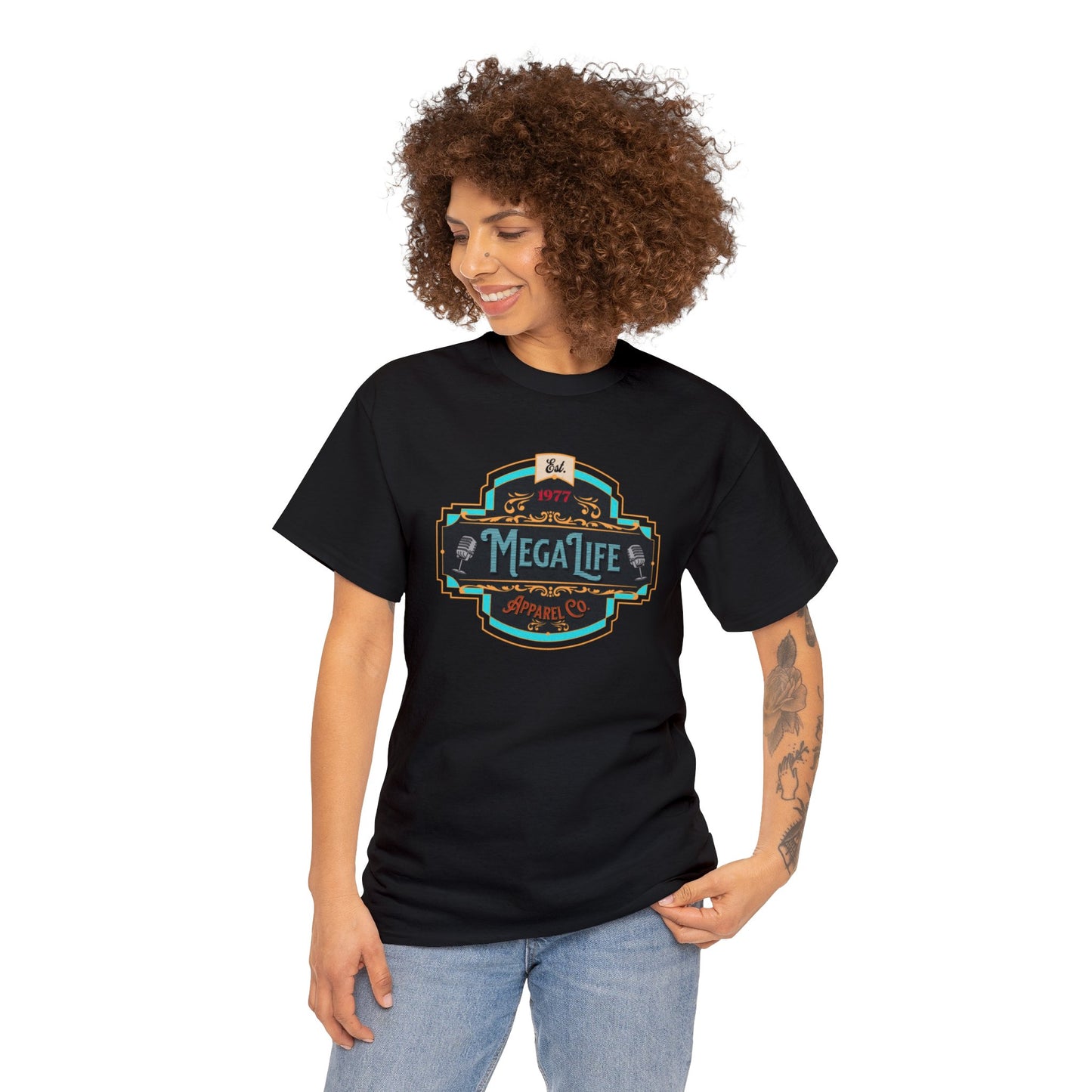 MegaLife- (Unisex Heavy Cotton Tee)