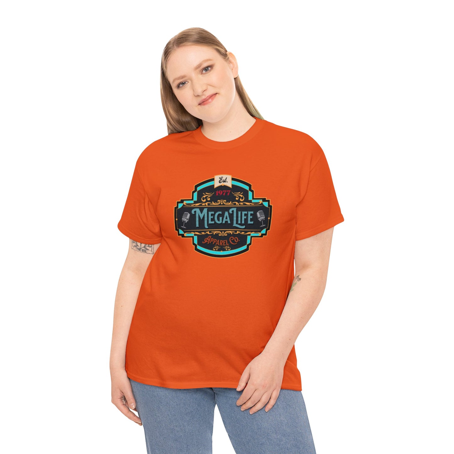 MegaLife- (Unisex Heavy Cotton Tee)