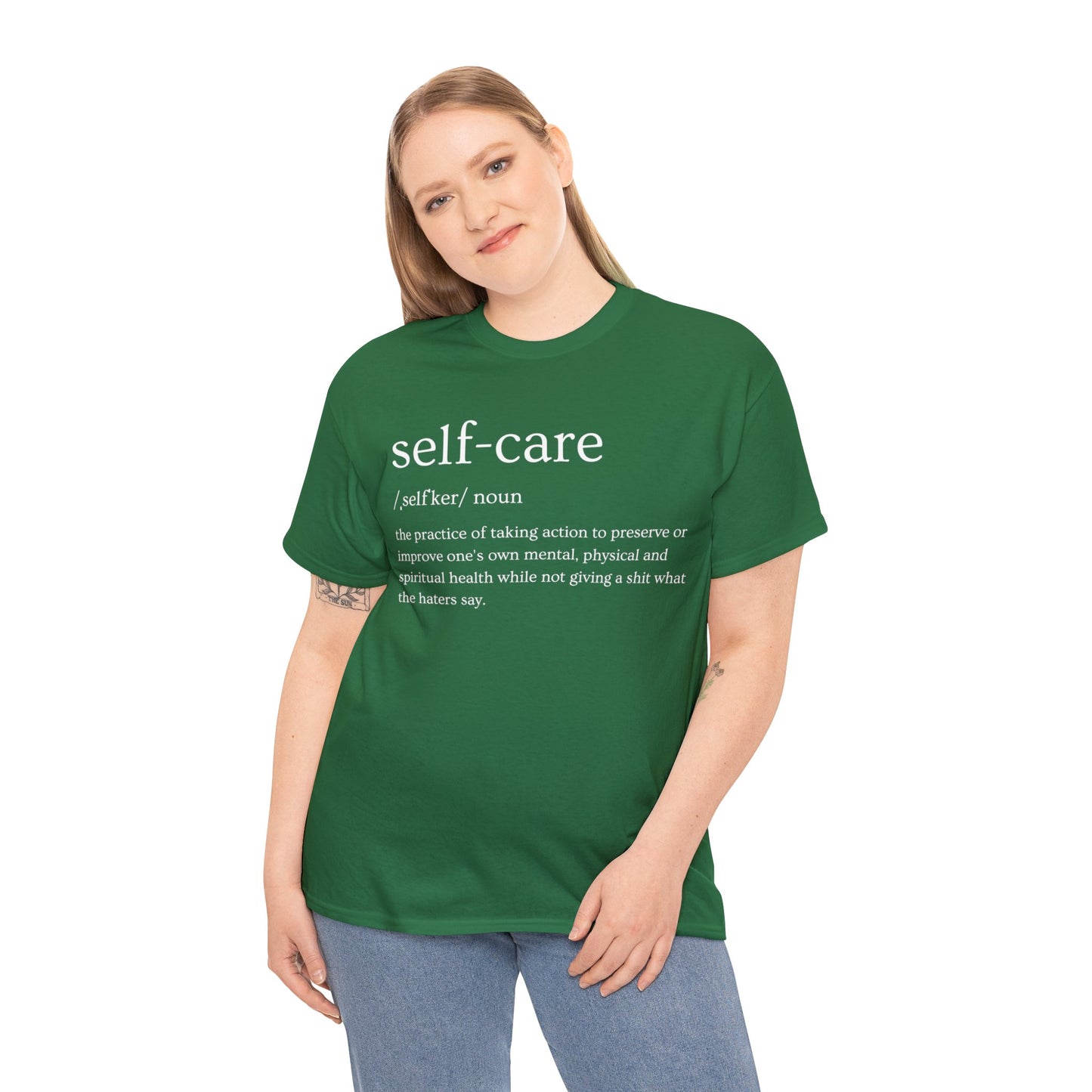 "Self Care" Definition- (Unisex Heavy Cotton Tee)