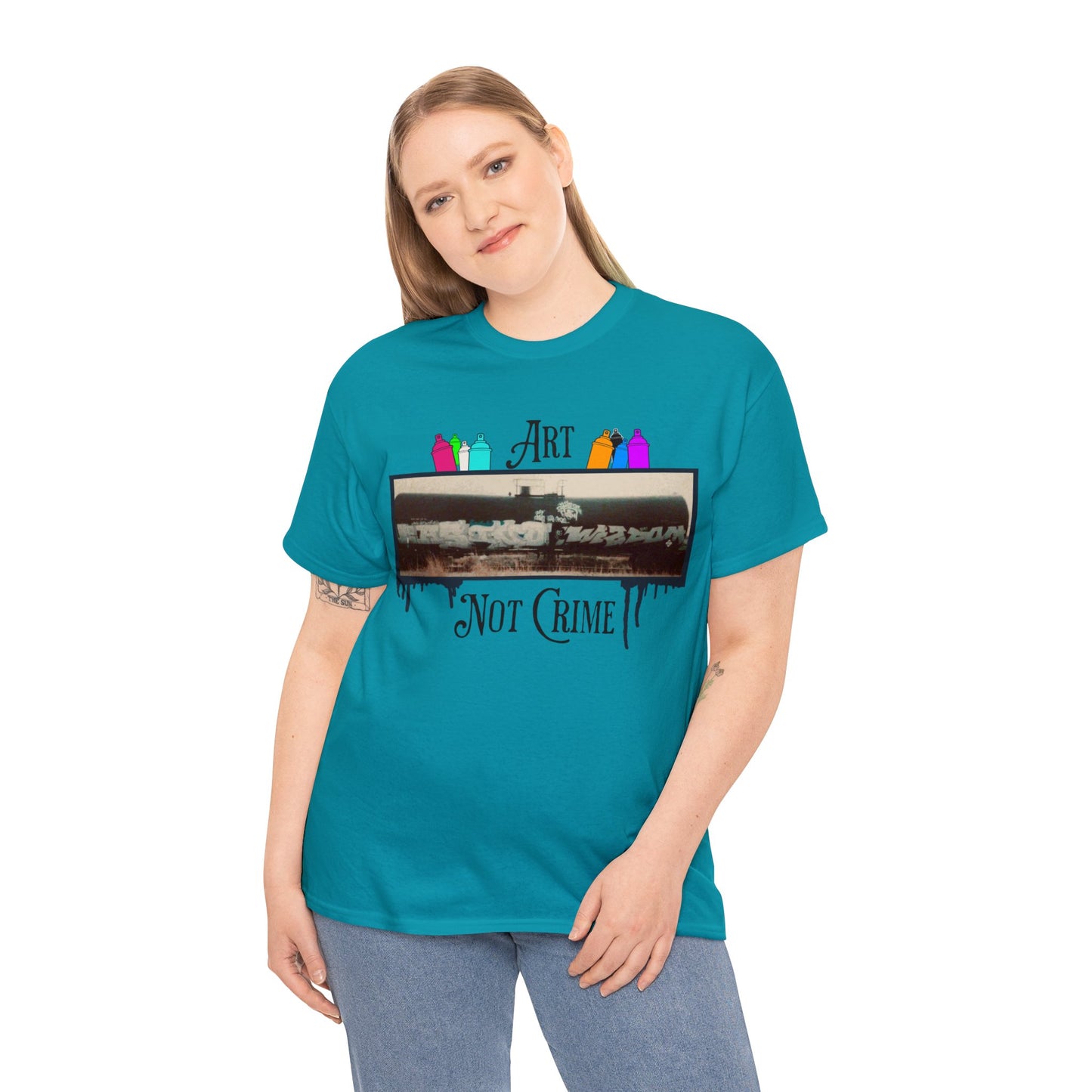 Art Not Crime- Casino and Wizdom Freight Train. Circa 2001 T-Shirt