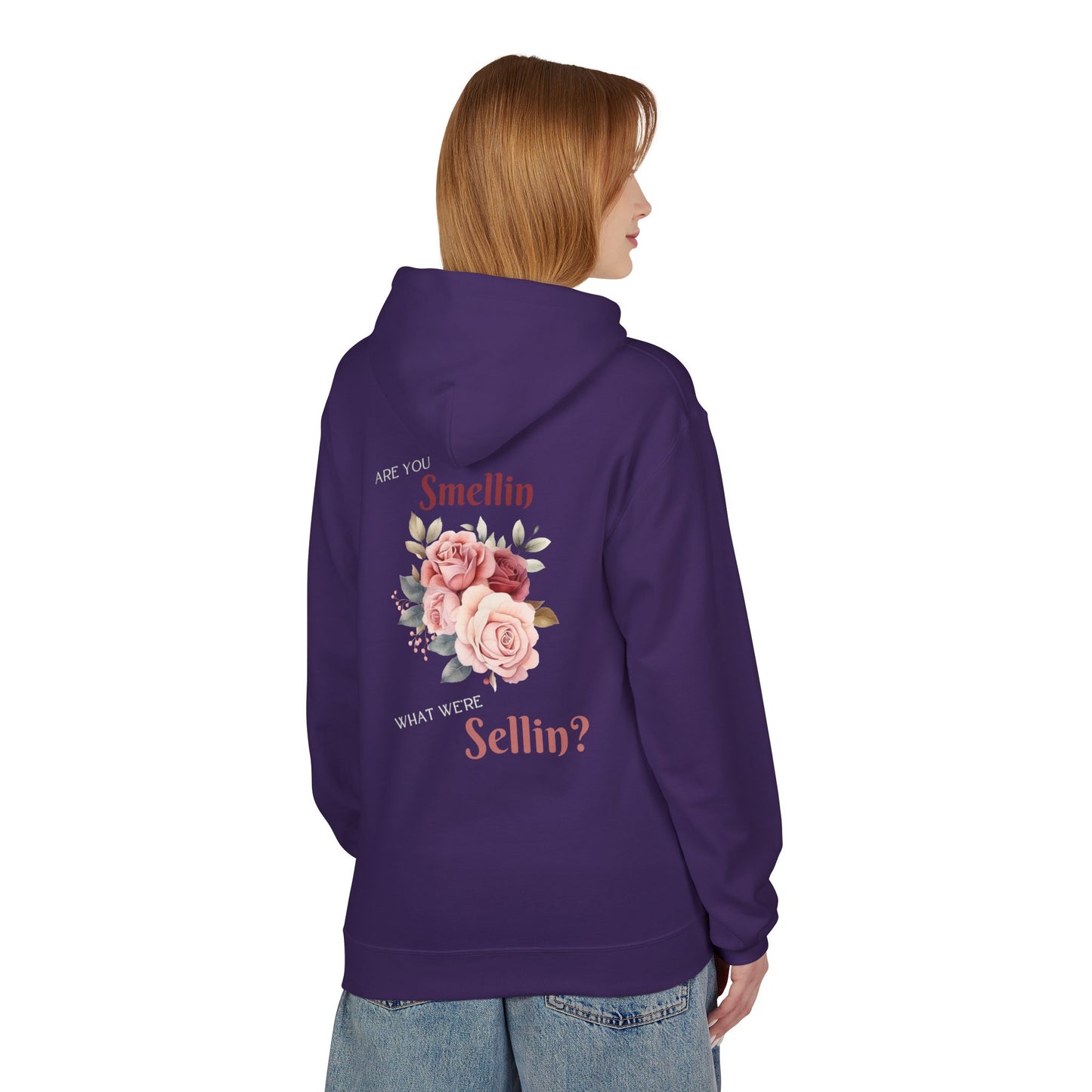 State Fair Floral Hoodie - "Are You Smellin What We’re Sellin?" Unisex Midweight Fleece