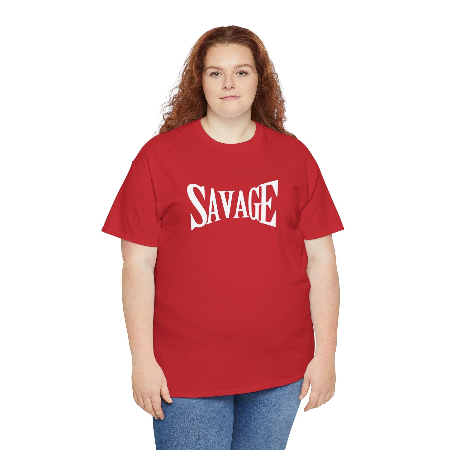 Savage- (Unisex Heavy Cotton Tee)