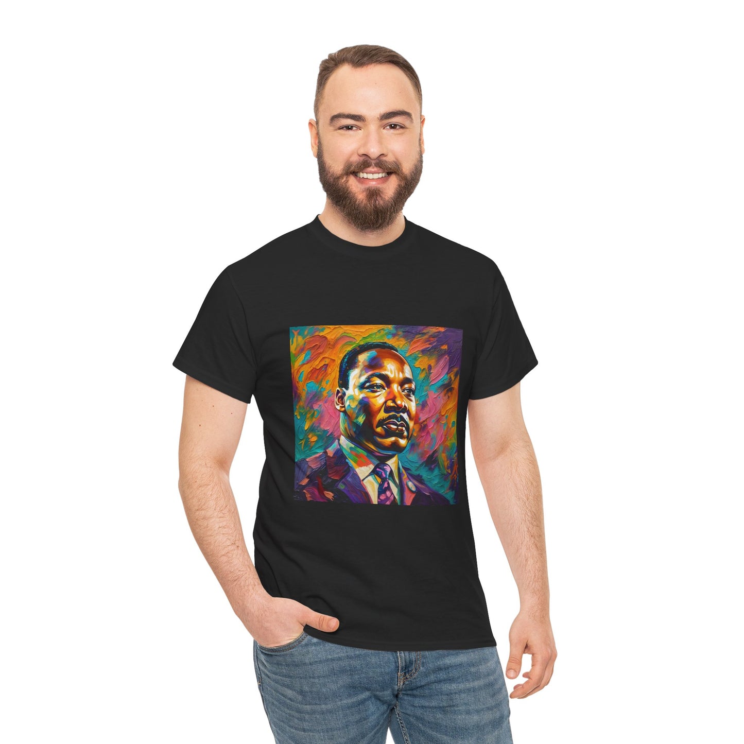 Martin Luther King Jr. (Unisex Heavy Cotton Tee)
