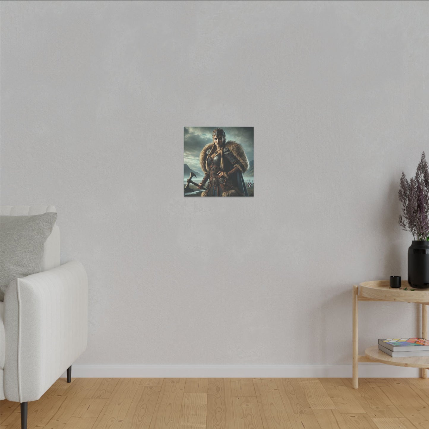 Canvas Print - Freydis on The Battlefield