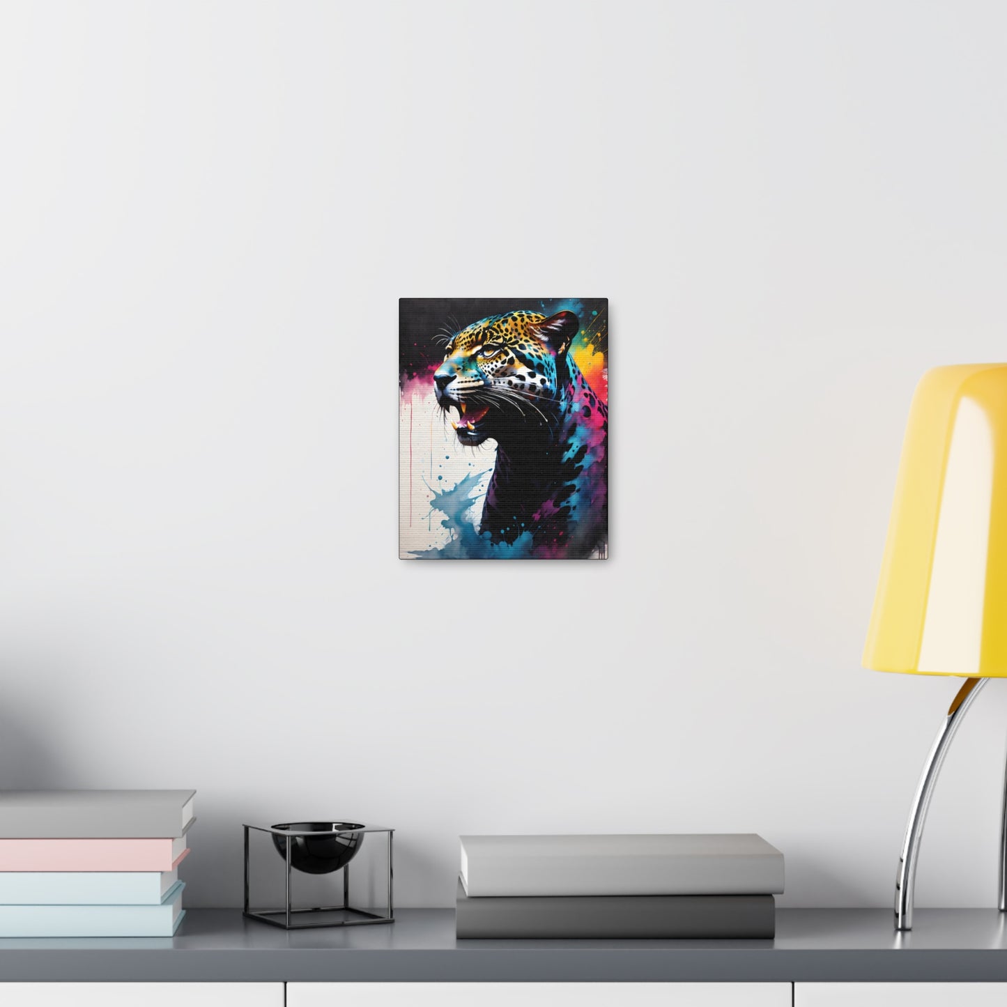Vivid Jungle- Jaguar #1 Canvas