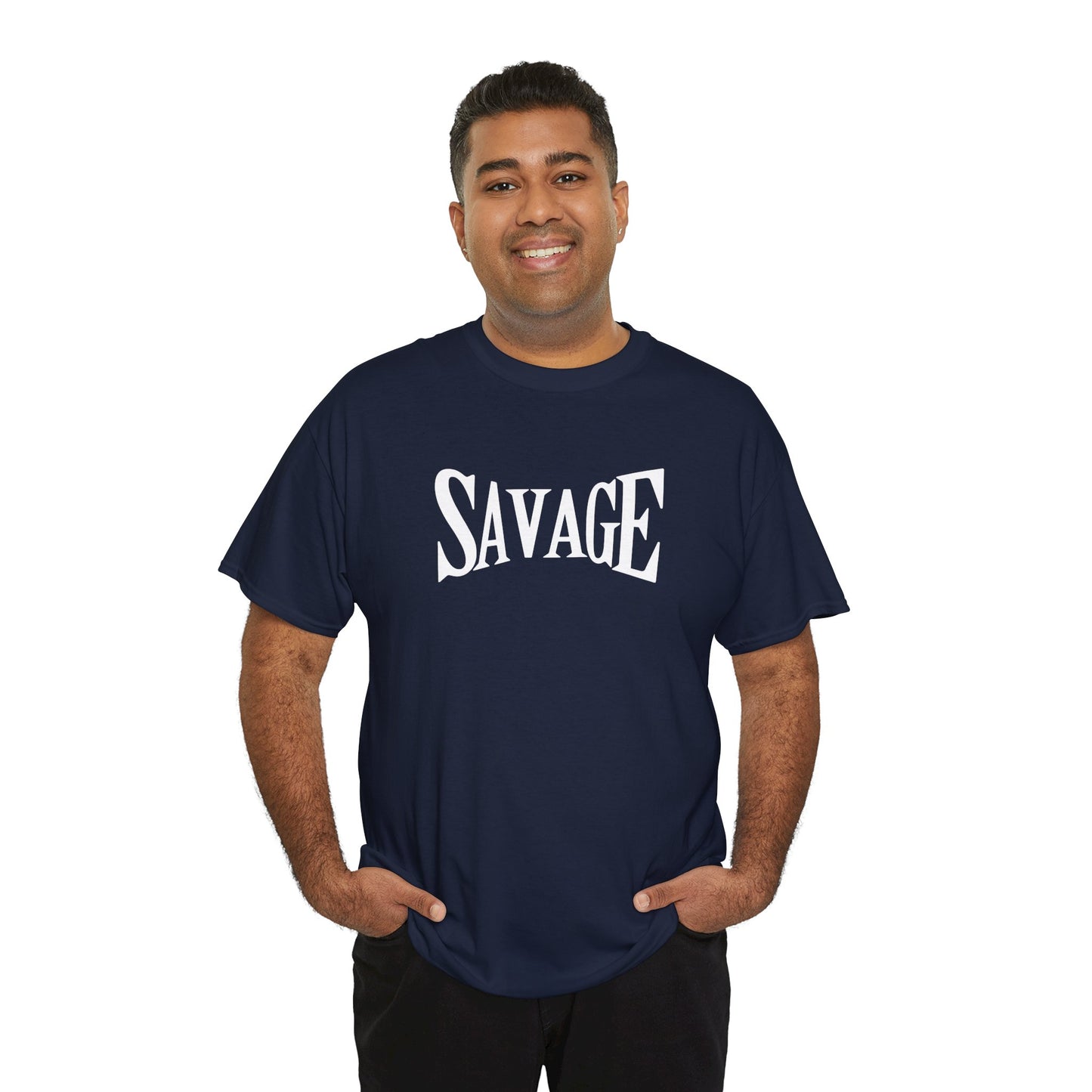 Savage- (Unisex Heavy Cotton Tee)