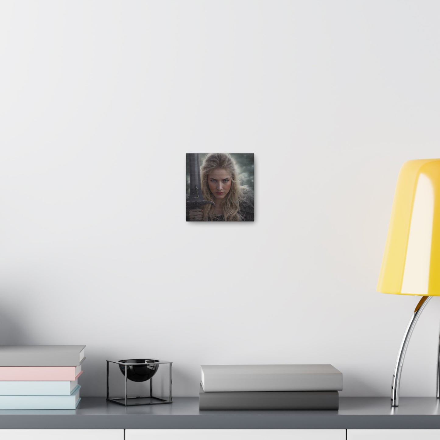 The Mighty Freydis Viking Warrior- Canvas Wall Art