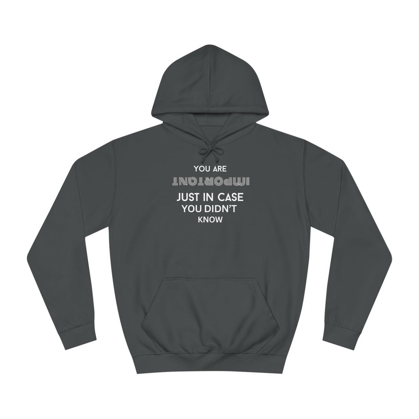 You Are Important- College Hoodie