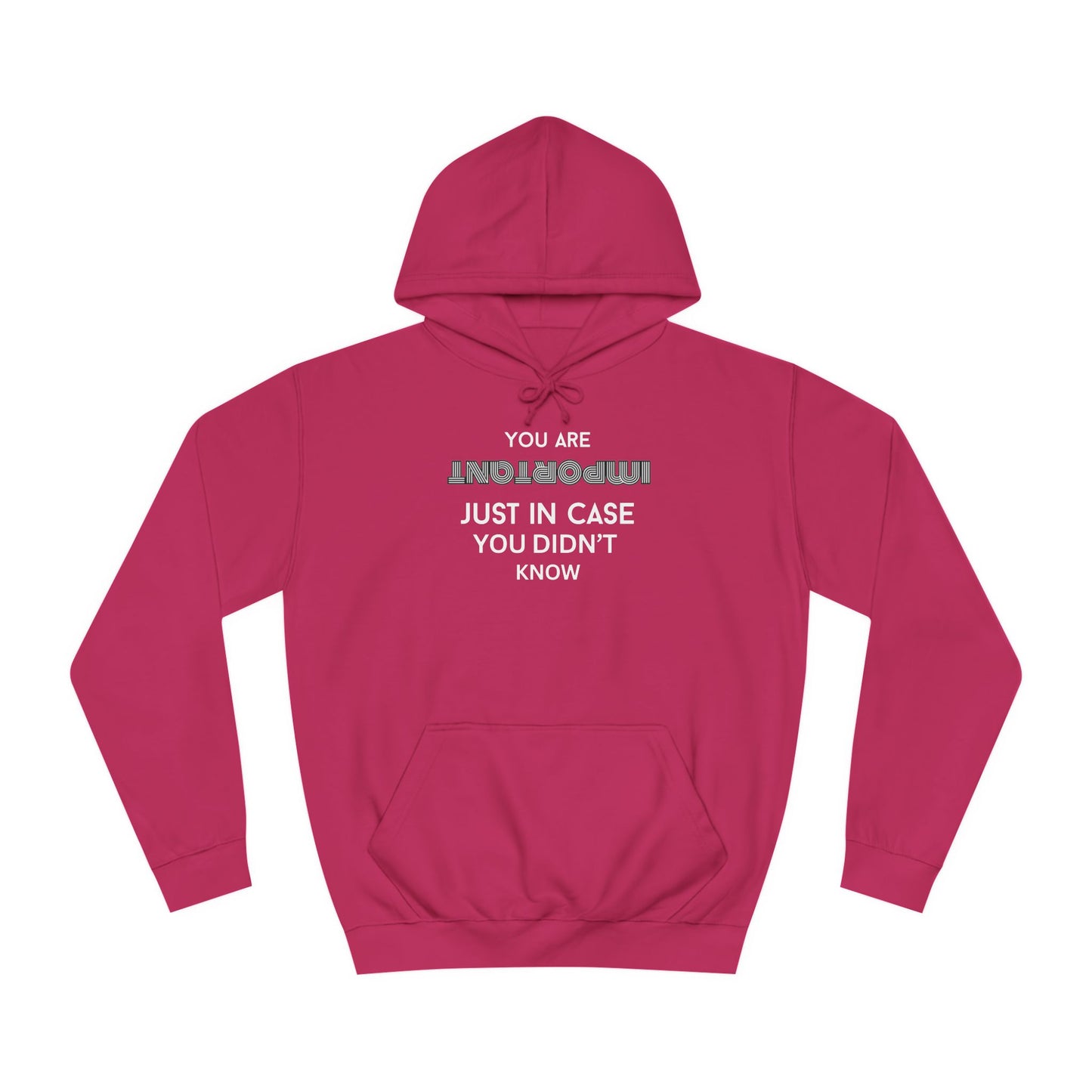 You Are Important- College Hoodie