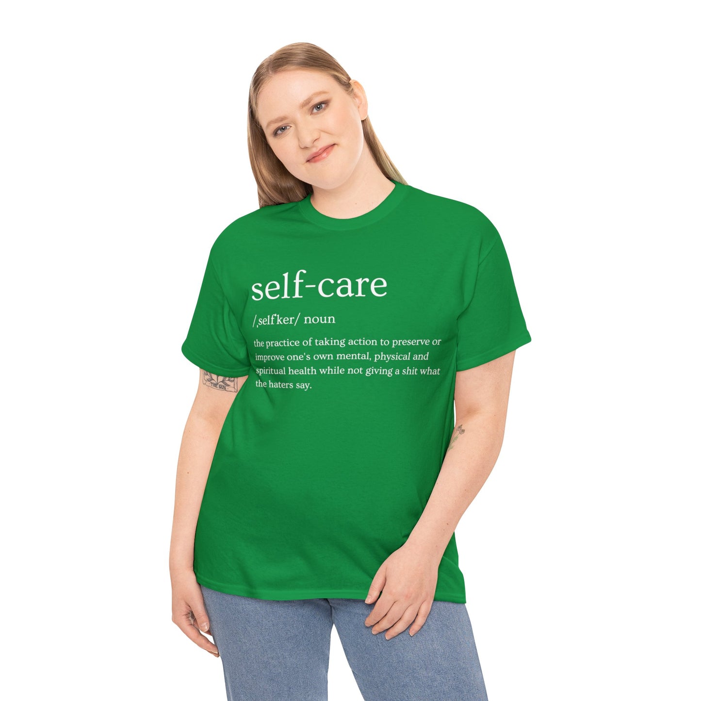 "Self Care" Definition- (Unisex Heavy Cotton Tee)